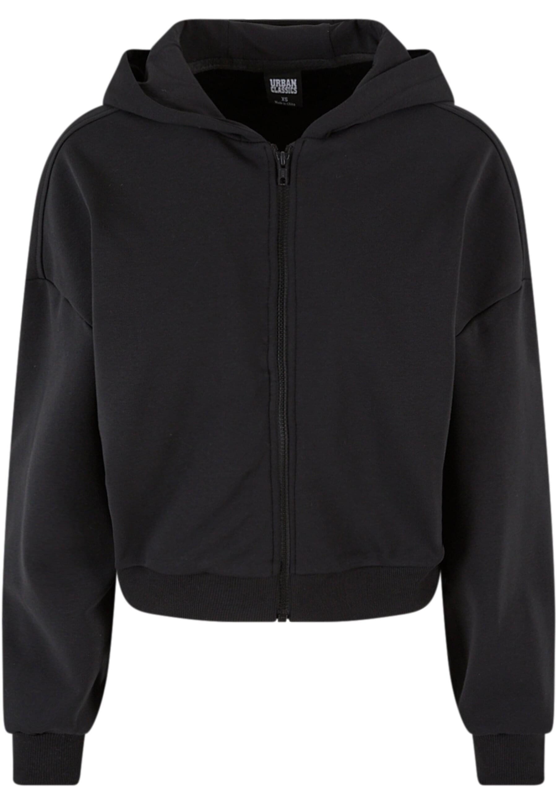 URBAN CLASSICS Sweatjacke "Urban Classics Damen Ladies Cozy Short Zip Hoody günstig online kaufen