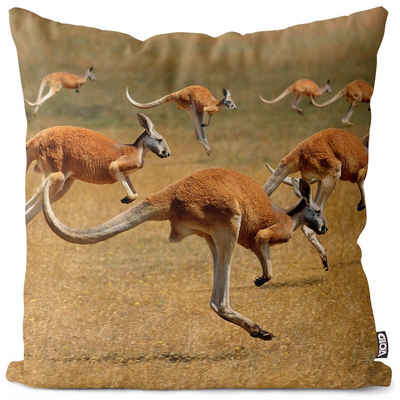 Kissenbezug, VOID (1 Stück), Känguru Steppe Australien Steppe Zoo Tiere Down Under Park Wildtier W