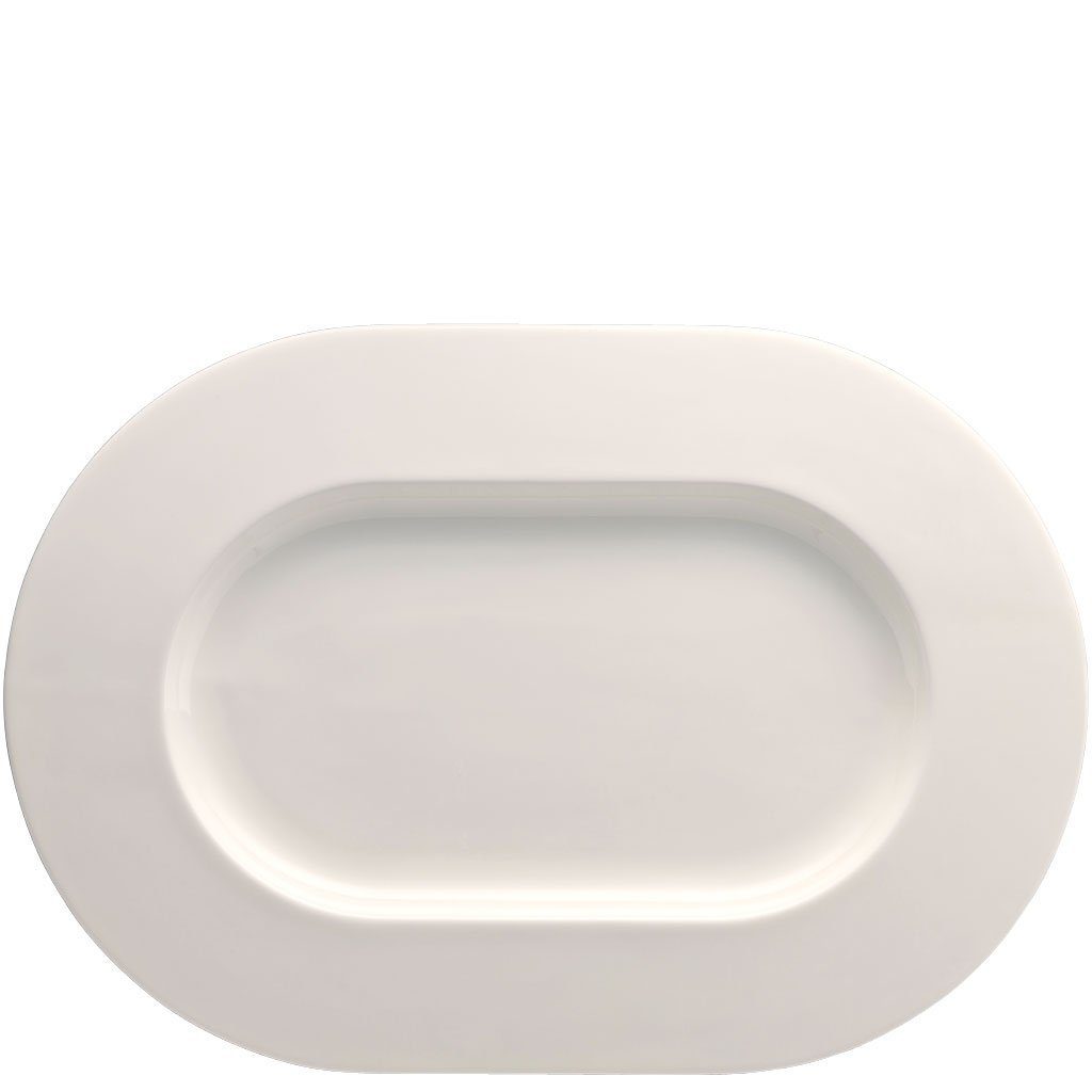 Servierplatte 41 Platte cm, Rosenthal Porzellan Weiß Brillance