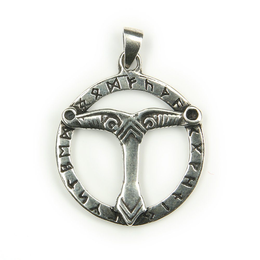 Kettenanhänger Runen Irminsul Amulett 925 Silber 2,4cm Kettenanh