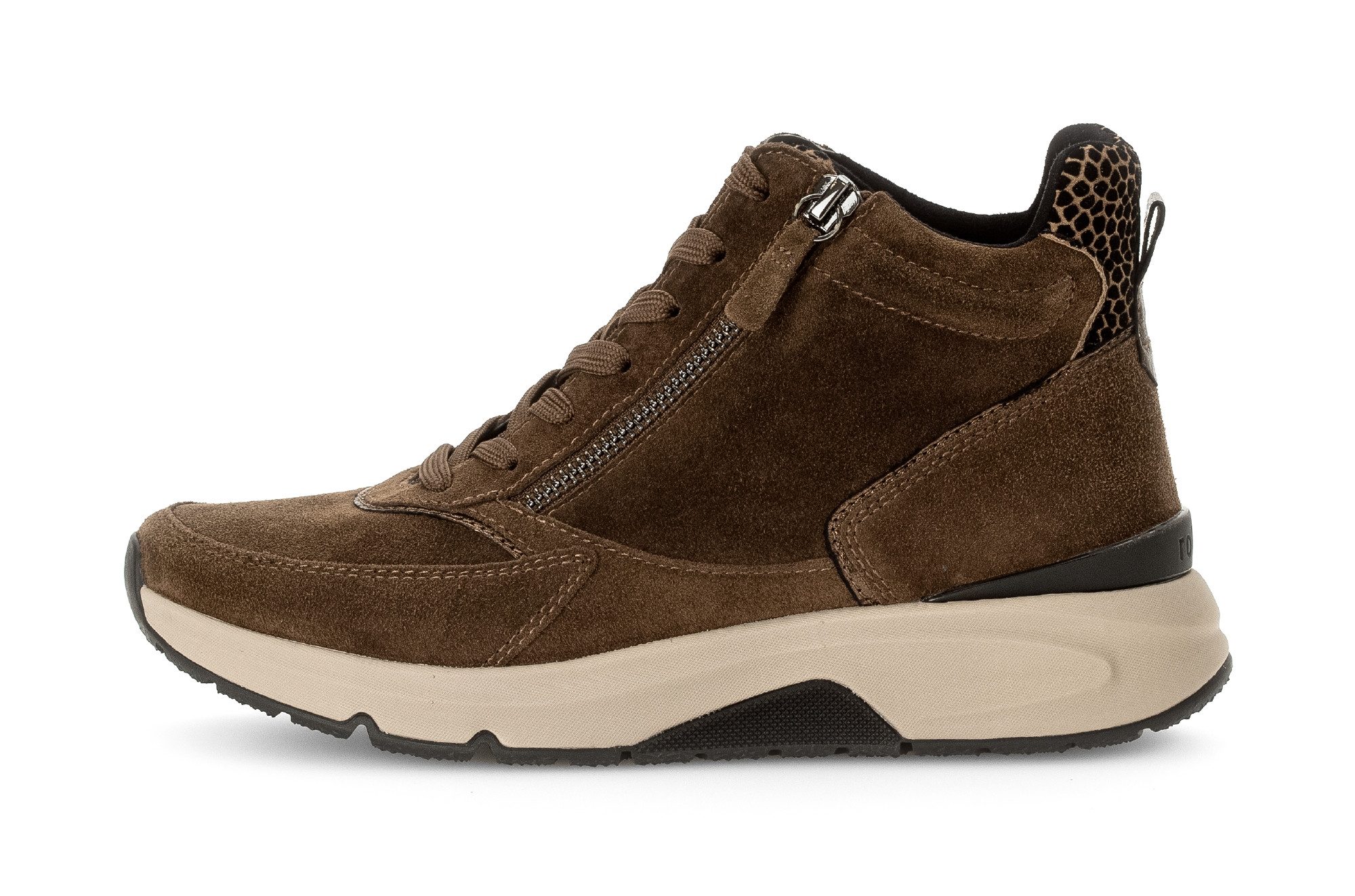 rollingsoft Keilsneaker, Freizeitschuh, Schnürschuh, Schnürboots mit herausnehmbarem Fußbett