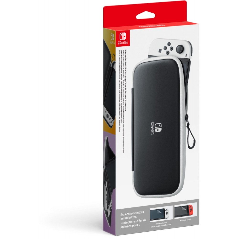 Nintendo Spielekonsolen-Tasche Nintendo Switch Zubehör Tasche & Schutzfolie (Tasche & Schutzfolie, Tasche & Schutzfolie)