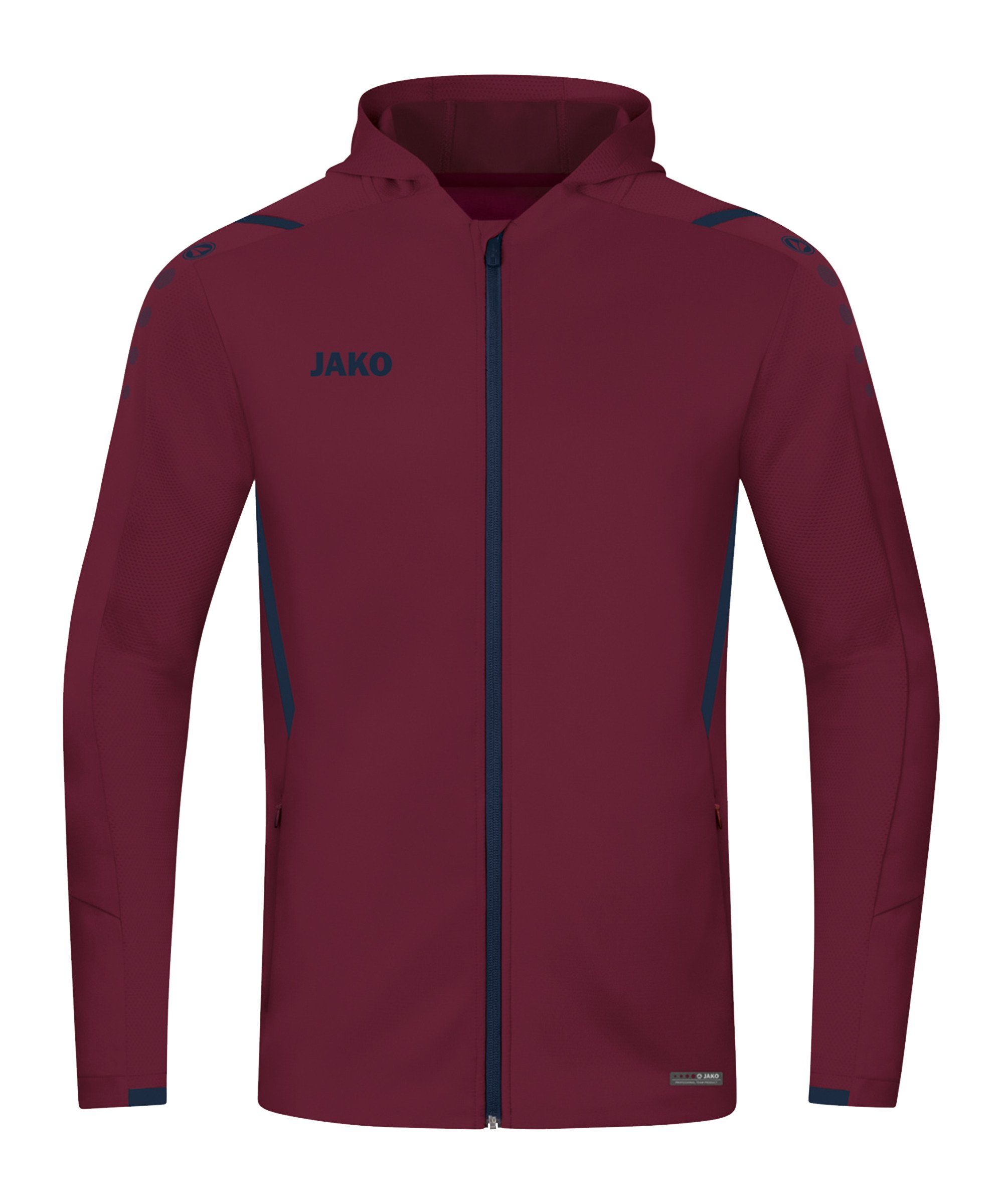 Jako Sweatjacke Challenge Trainingsjacke rotblau