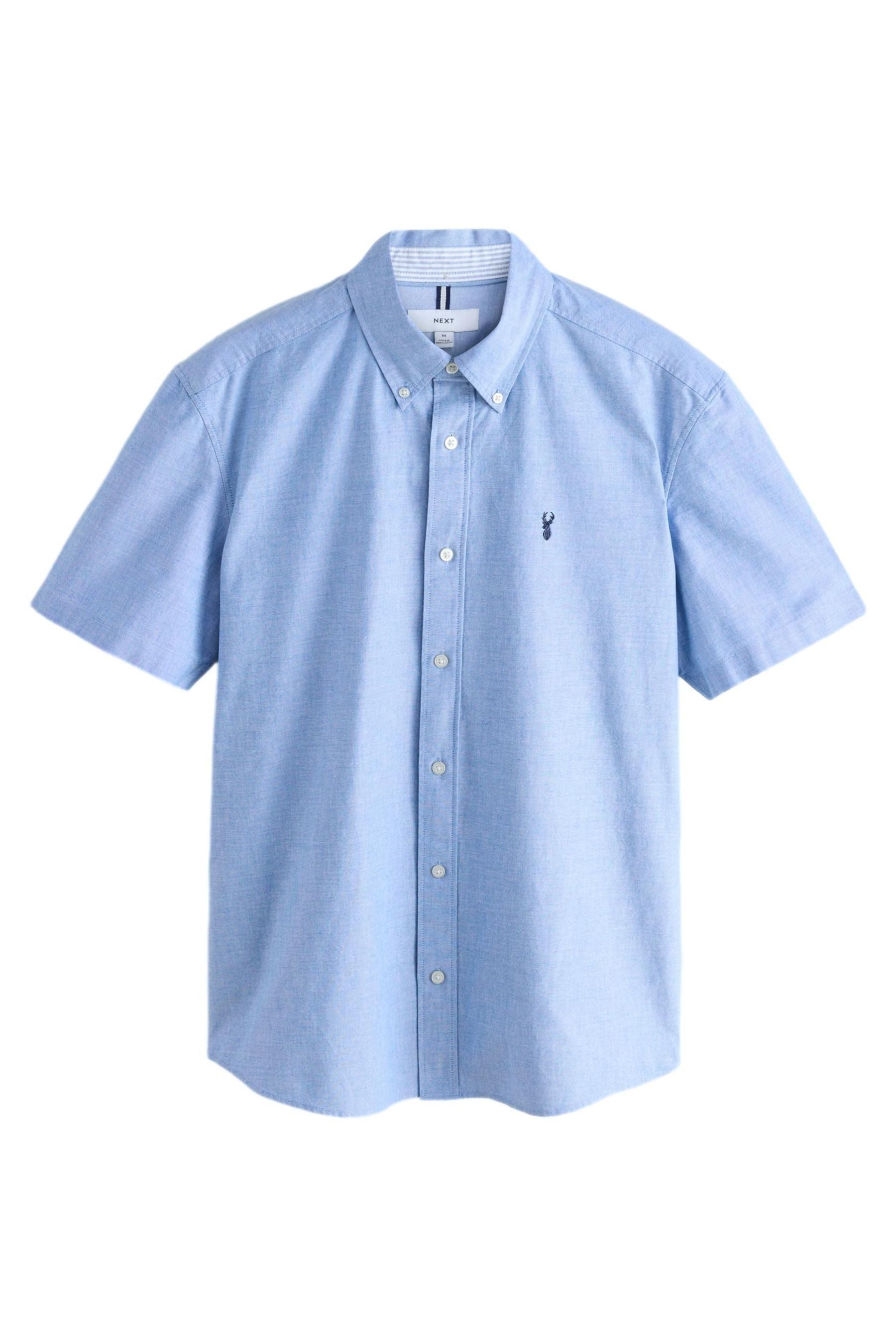 Next Kurzarmhemd Slim Fit Oxford-Kurzarmhemd (1-tlg) günstig online kaufen