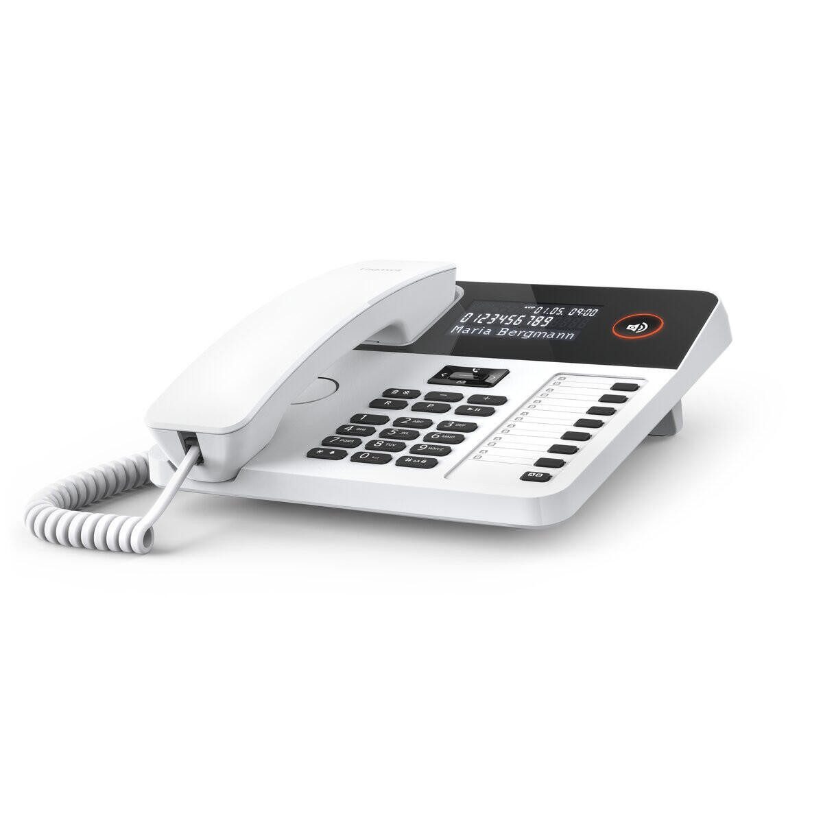 Gigaset Gigaset DESK 600 Weiß Kabelgebundenes Telefon