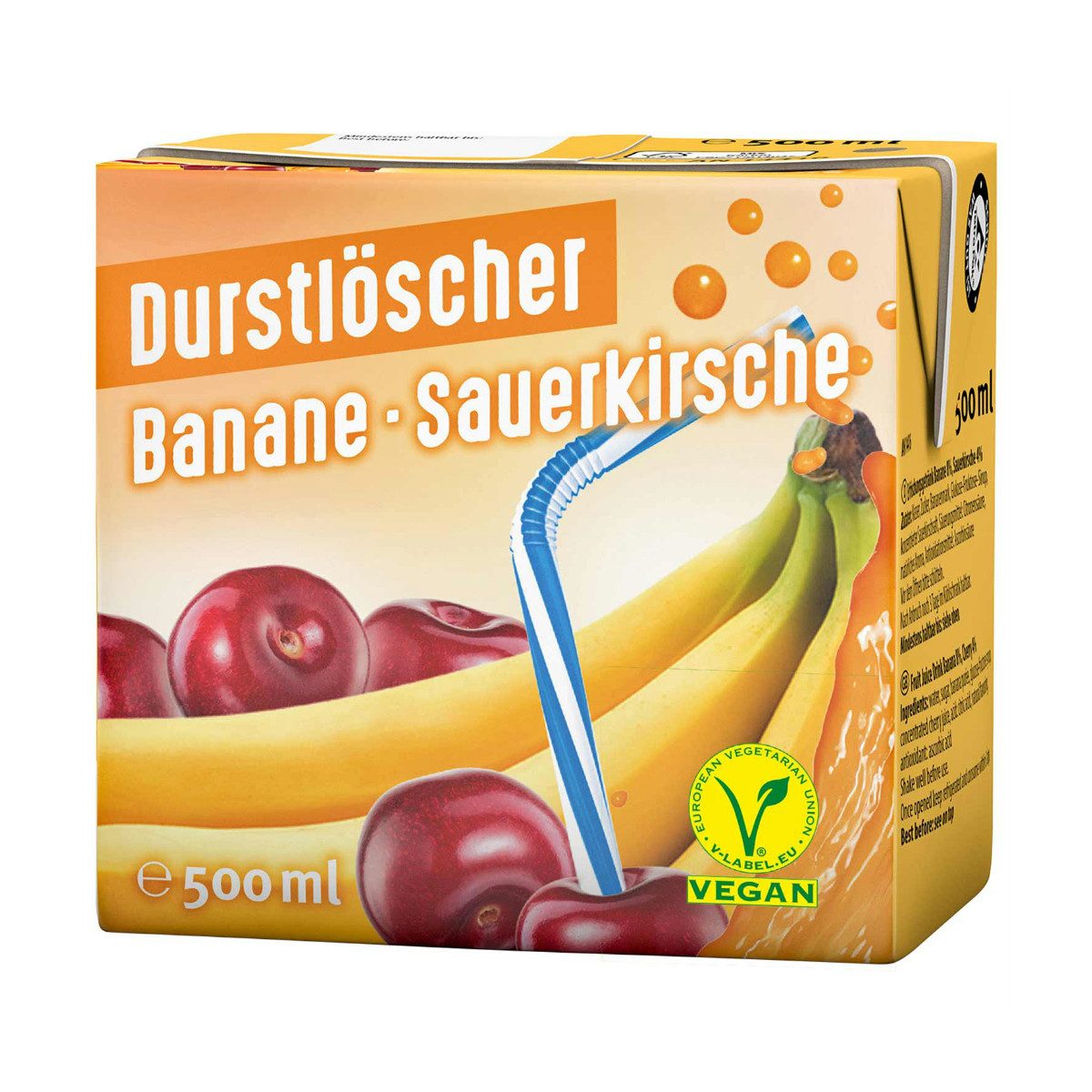 DURSTLOESCHER Softgetränk, Durstlöscher Banane Sauerkirsche Fruchtsafterfrischun