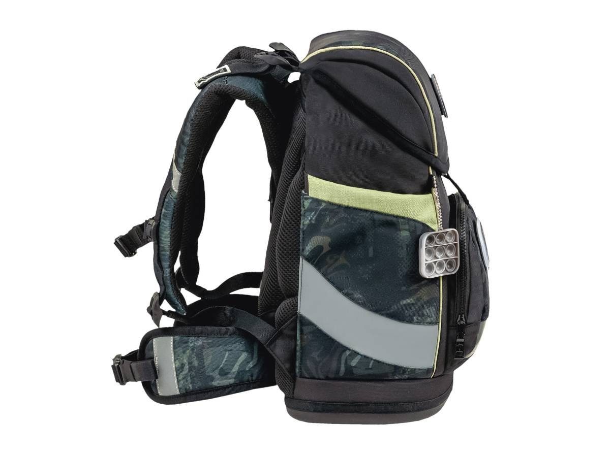 Belmil Schulranzen "Smarty Plus Premium" 2025, höhenverstellbar, 4tlg. Set gefüllt ab 1. Klasse, Einschulung