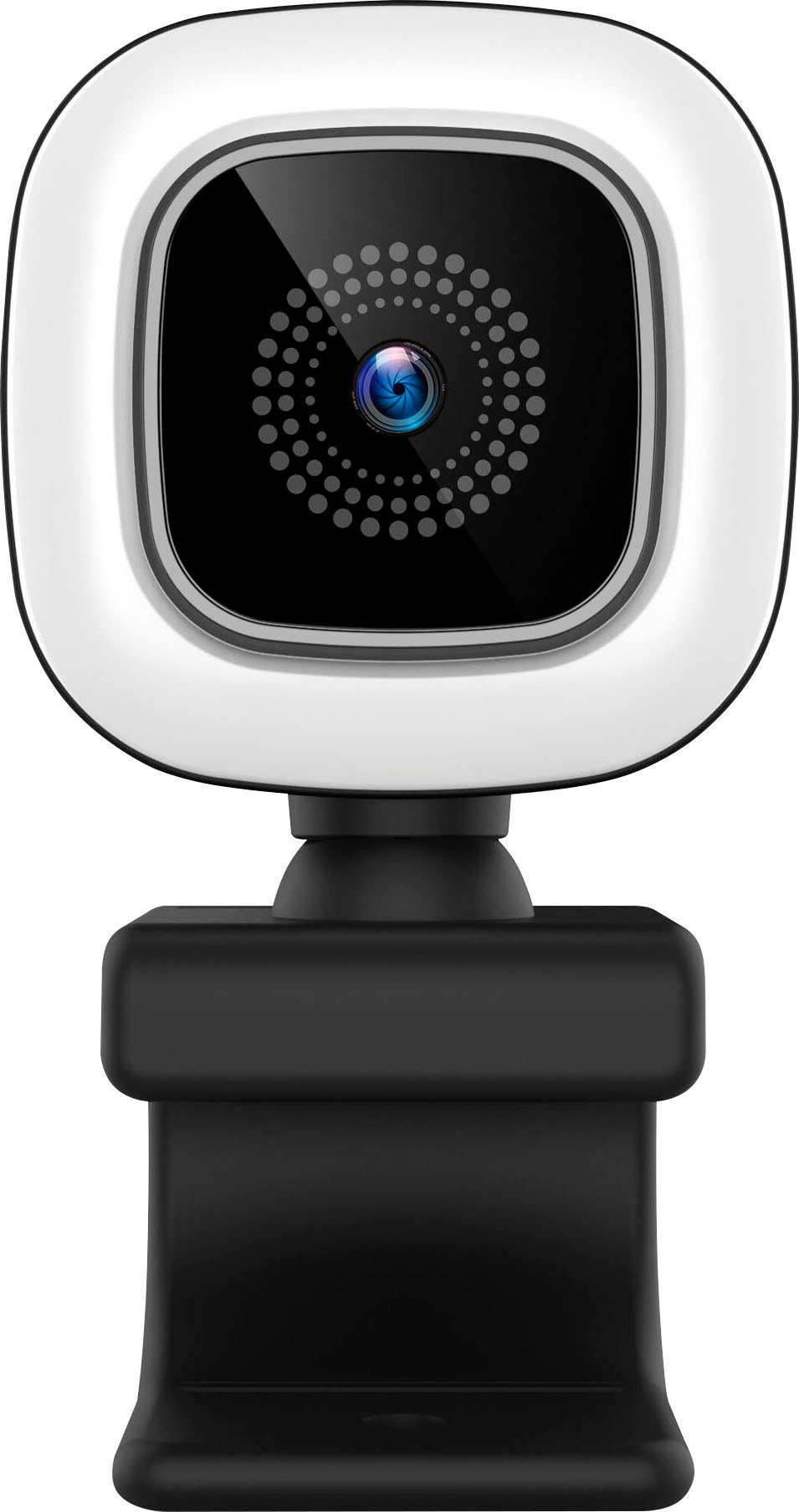 Hyrican HYRICAN ST-CAM554 UHD Webcam 3840x2160 Pixel mit Ringlicht 12MP Webcam (4K Ultra HD)