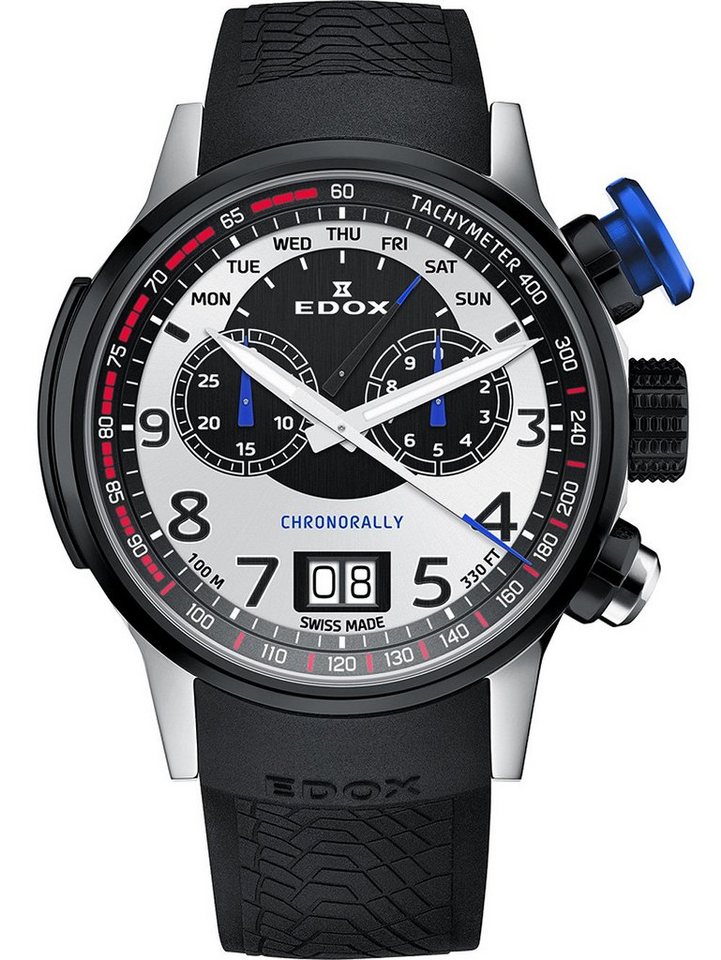 Edox Chronograph Edox 38001-TINNBU-BN Chronorally Limited Edition H