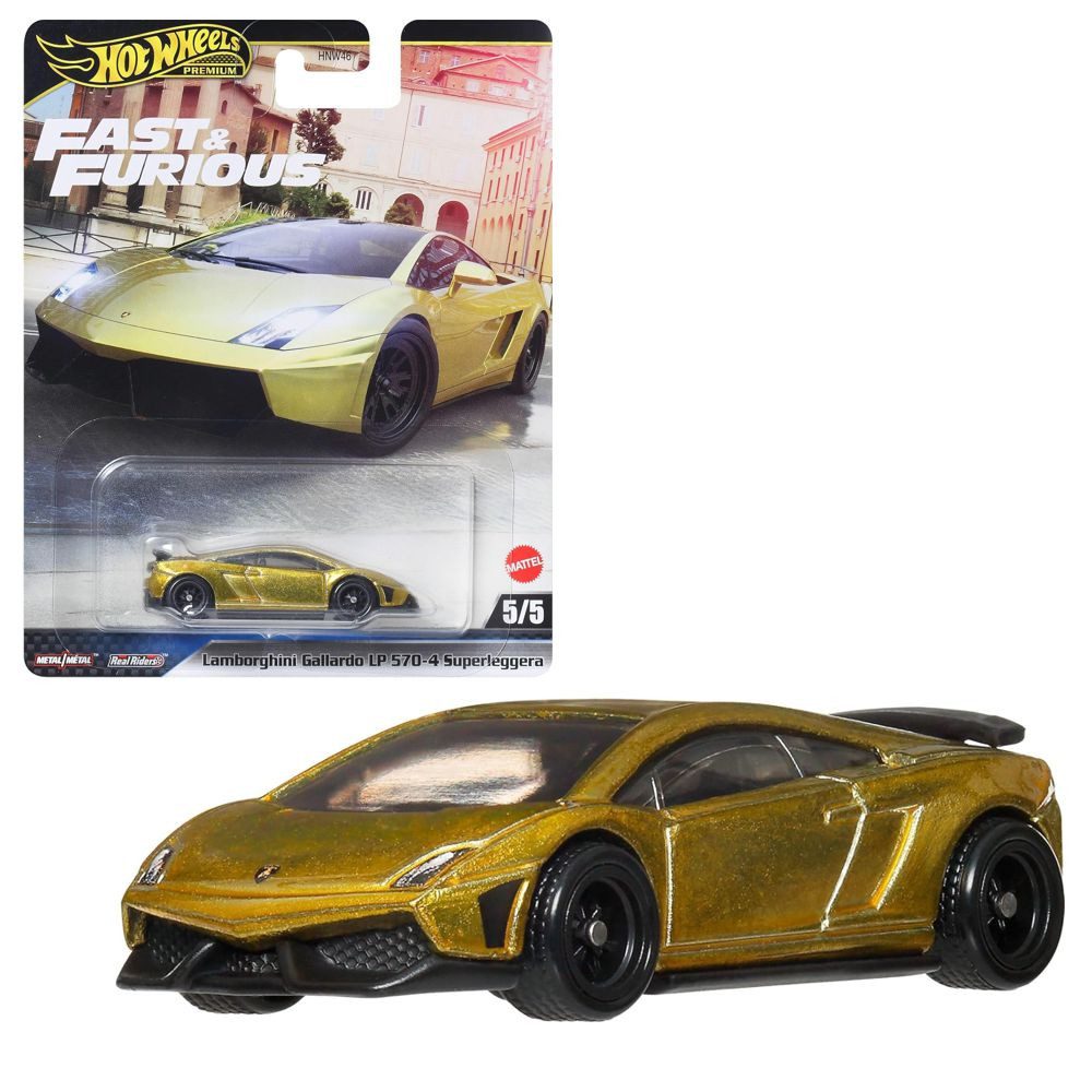 Hot Wheels Spielzeug-Rennwagen Lamborghini Gallardo JBM01 Hot Wheels Auto Fast & Furious