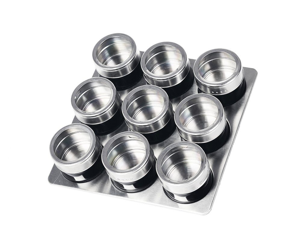 Schäfer Elektronik Gewürzbehälter 10tlg Edelstahl Metallic günstig online kaufen