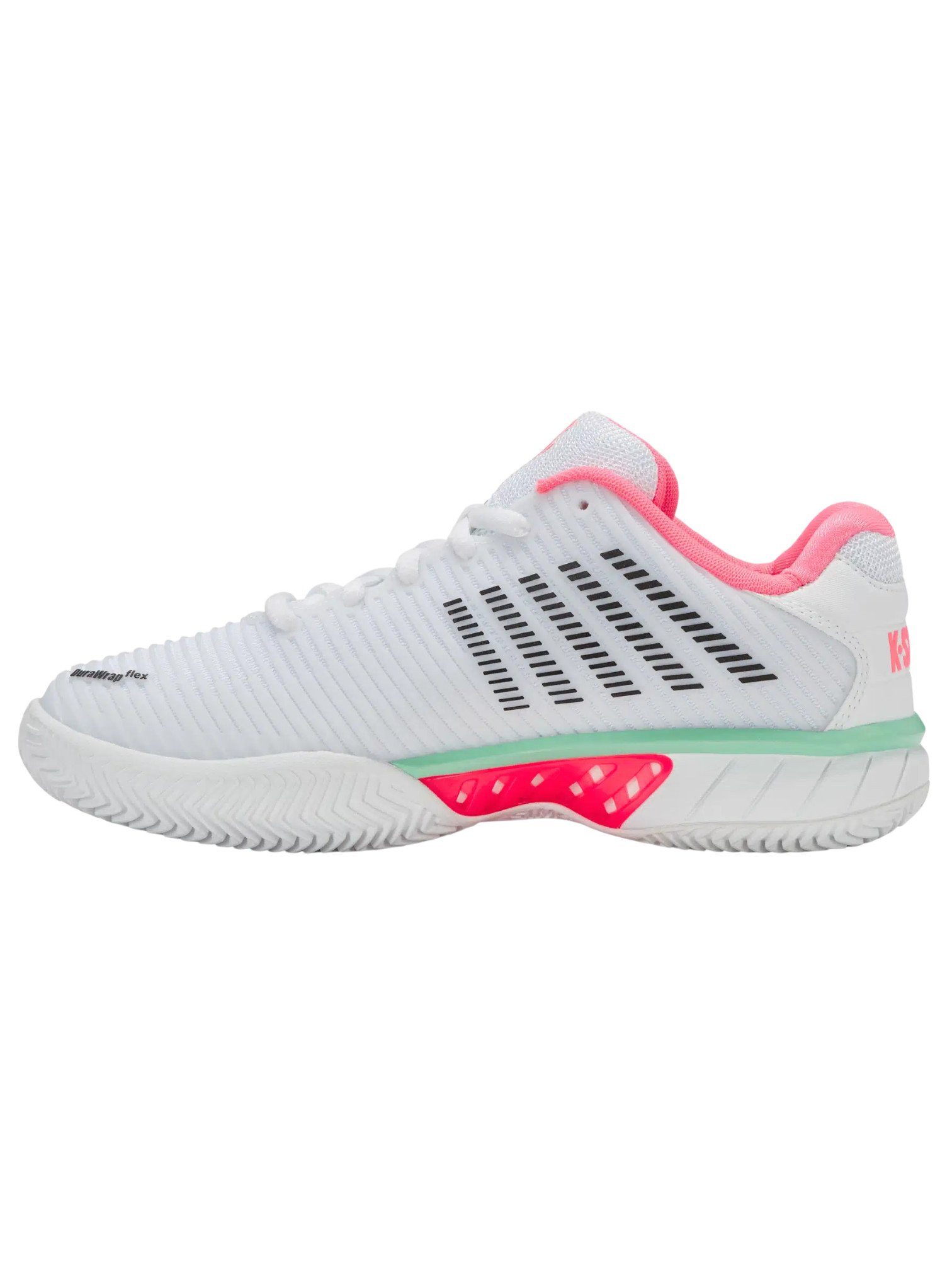 K-Swiss Performance Hypercourt Express 2 HB Clay/Sandplatz weiss/pink/mint Damen Tennisschuh – Bild 3 von 5