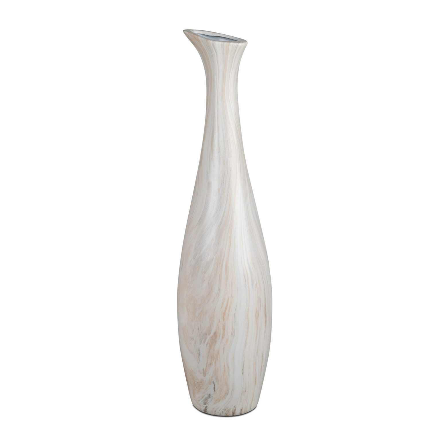 formano Dekovase Marmor, Farbe: Creme, Motiv: günstig online kaufen