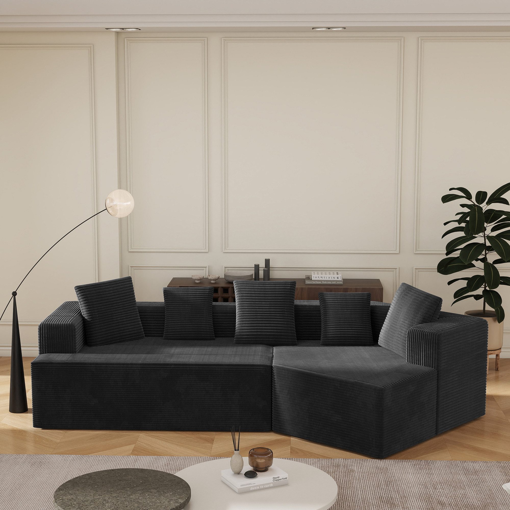 OKWISH Sofa Ecksofa,Loungesofa mit Wolken Kombinationssofa, günstig online kaufen