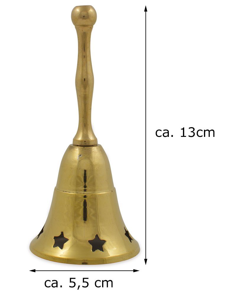 Sternen & Glocke - - WEINBERGER Gold 13 Weihnachtsmann 13381 mit Christbaumschmuck cm RIFFELMACHER Messing