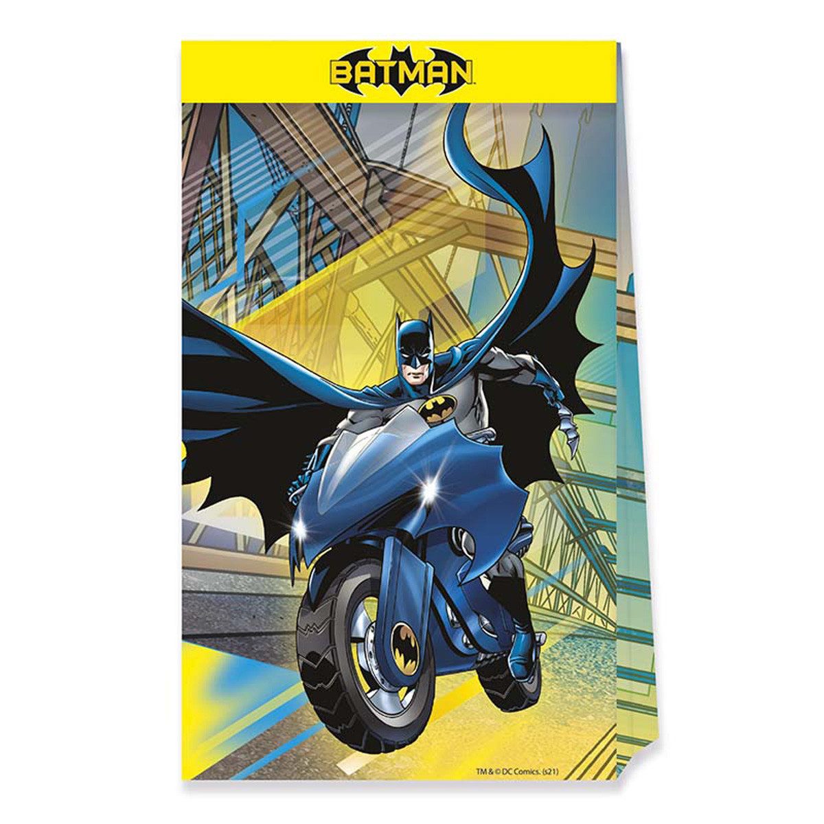 Procos Hängedekoration Geschenktüte Papier FSC Batman 4Stk.