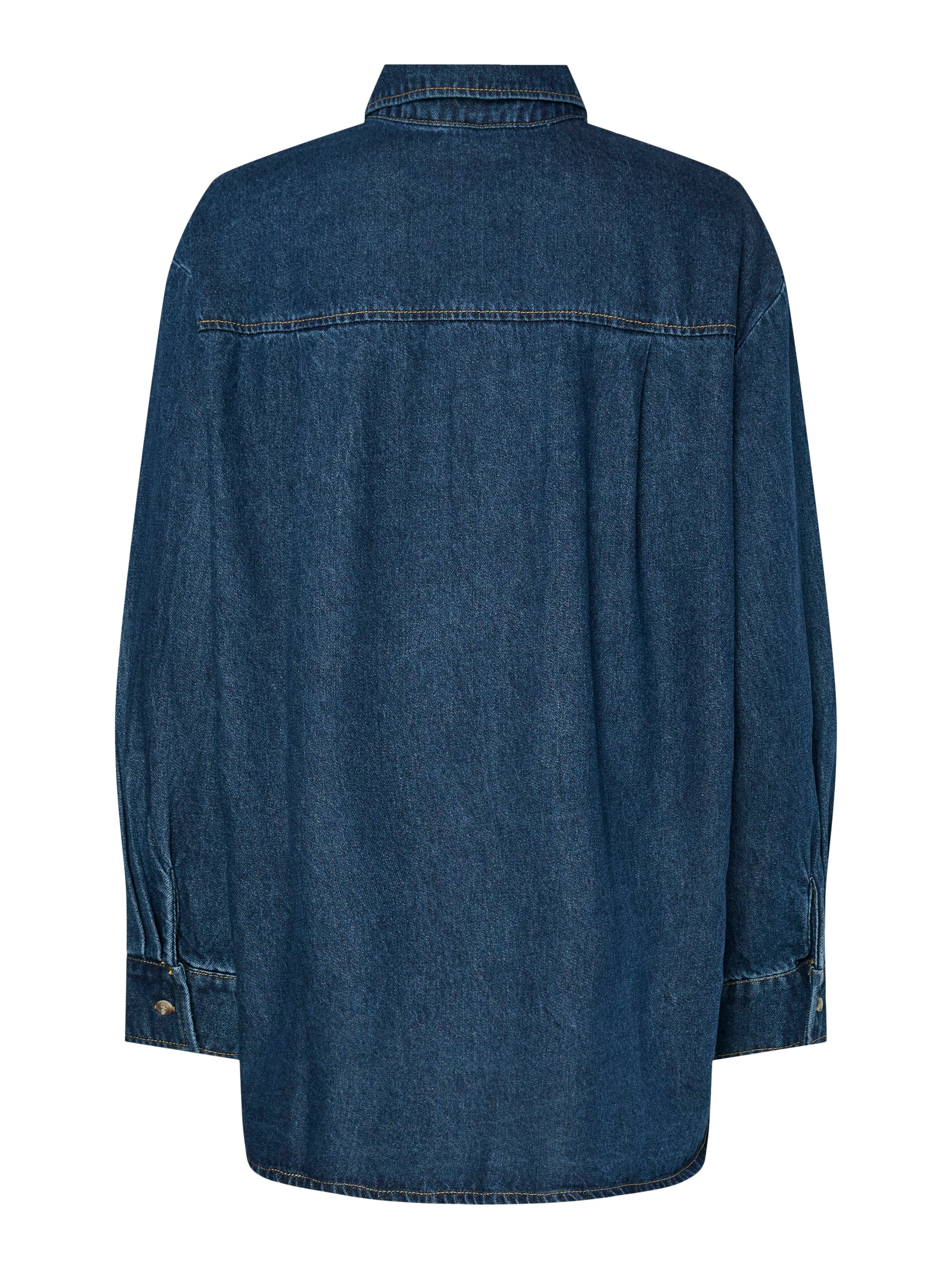pieces Jeansbluse PCMAISIE LS DENIM SHIRT günstig online kaufen