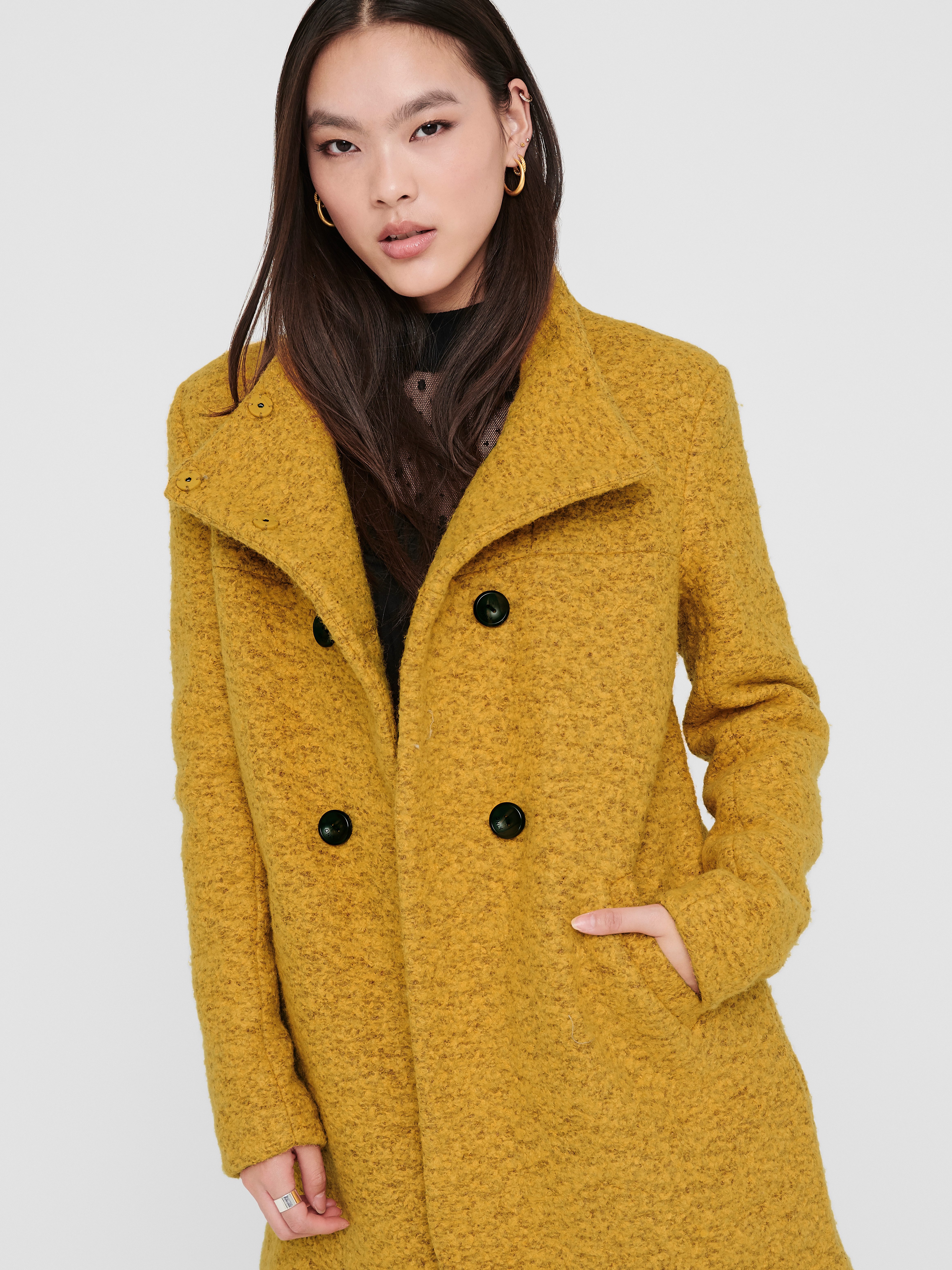 ONLY Langjacke ONLNEWSOPHIA WOOL COAT OTW CC mit Wolle günstig online kaufen