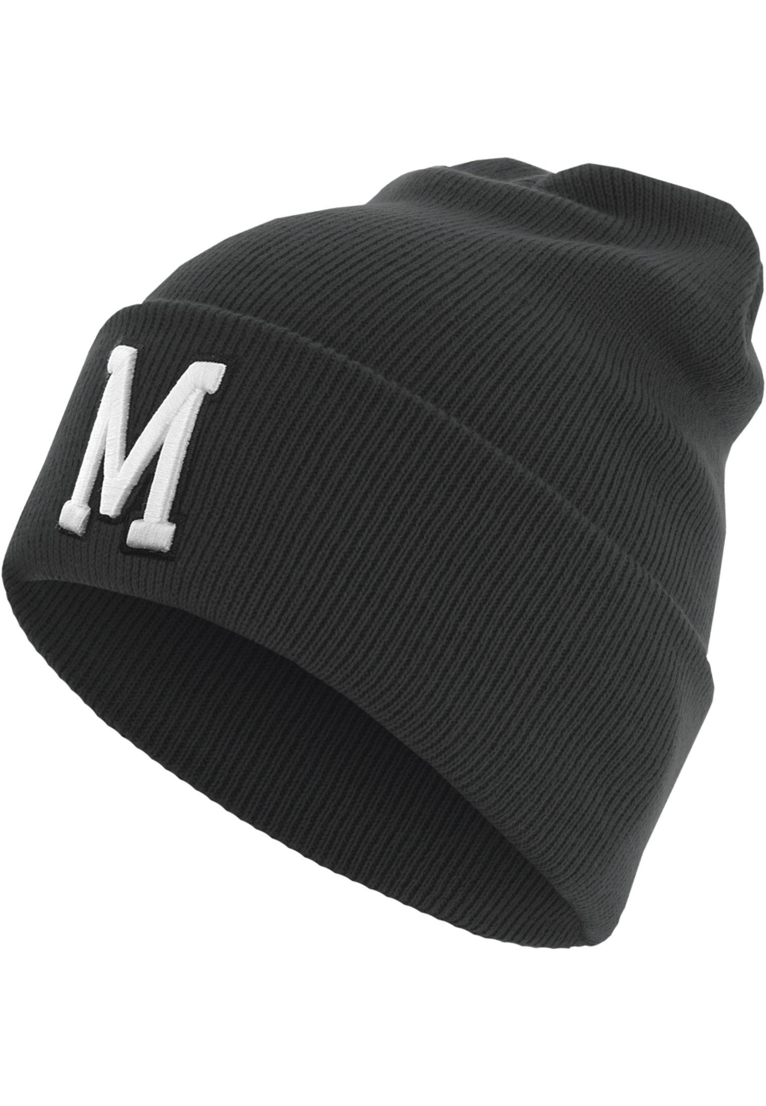 MSTRDS Beanie (1-St) Beanie Cuff Accessoires Letter Knit