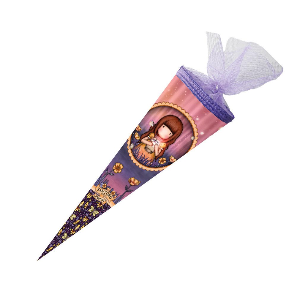 Fotoalbum Nestler Schultüte Santoro's Gorjuss Firefly rund mit Tüllverschluss