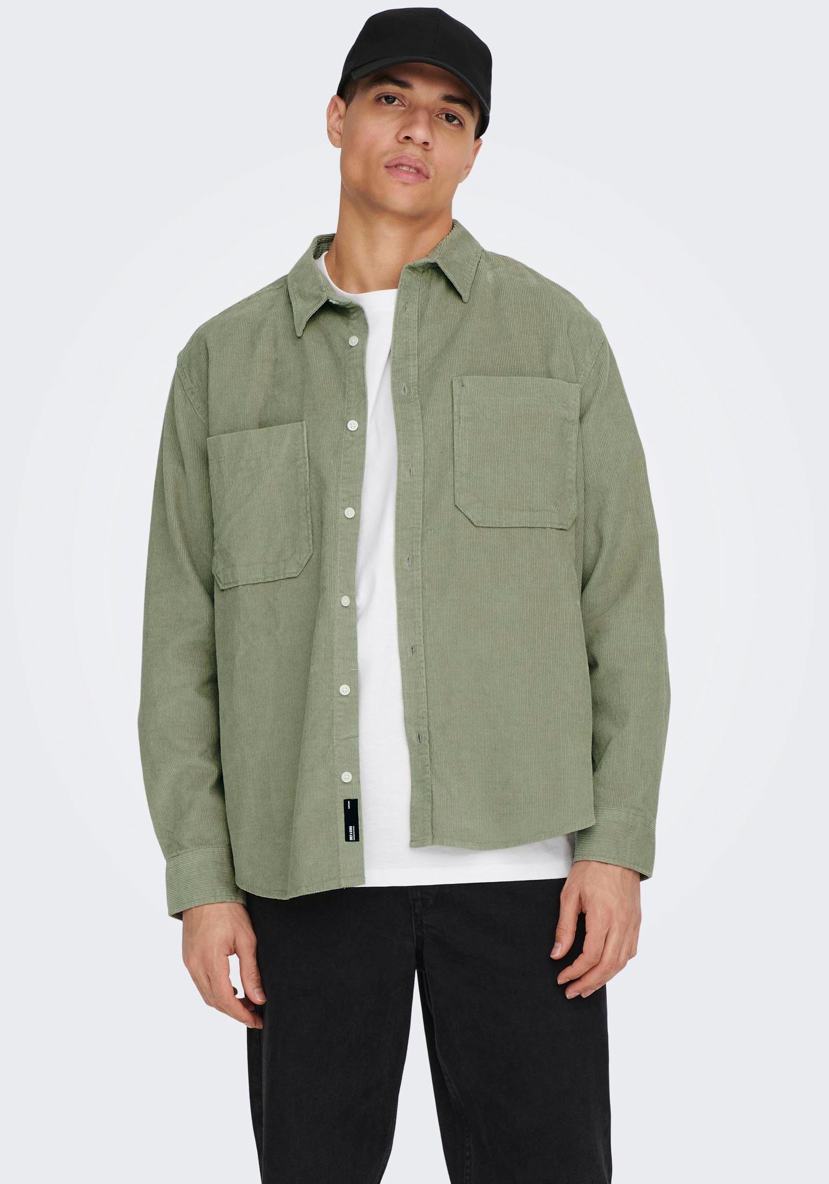 ONLY & SONS Langarmhemd OS ONSALP günstig online kaufen