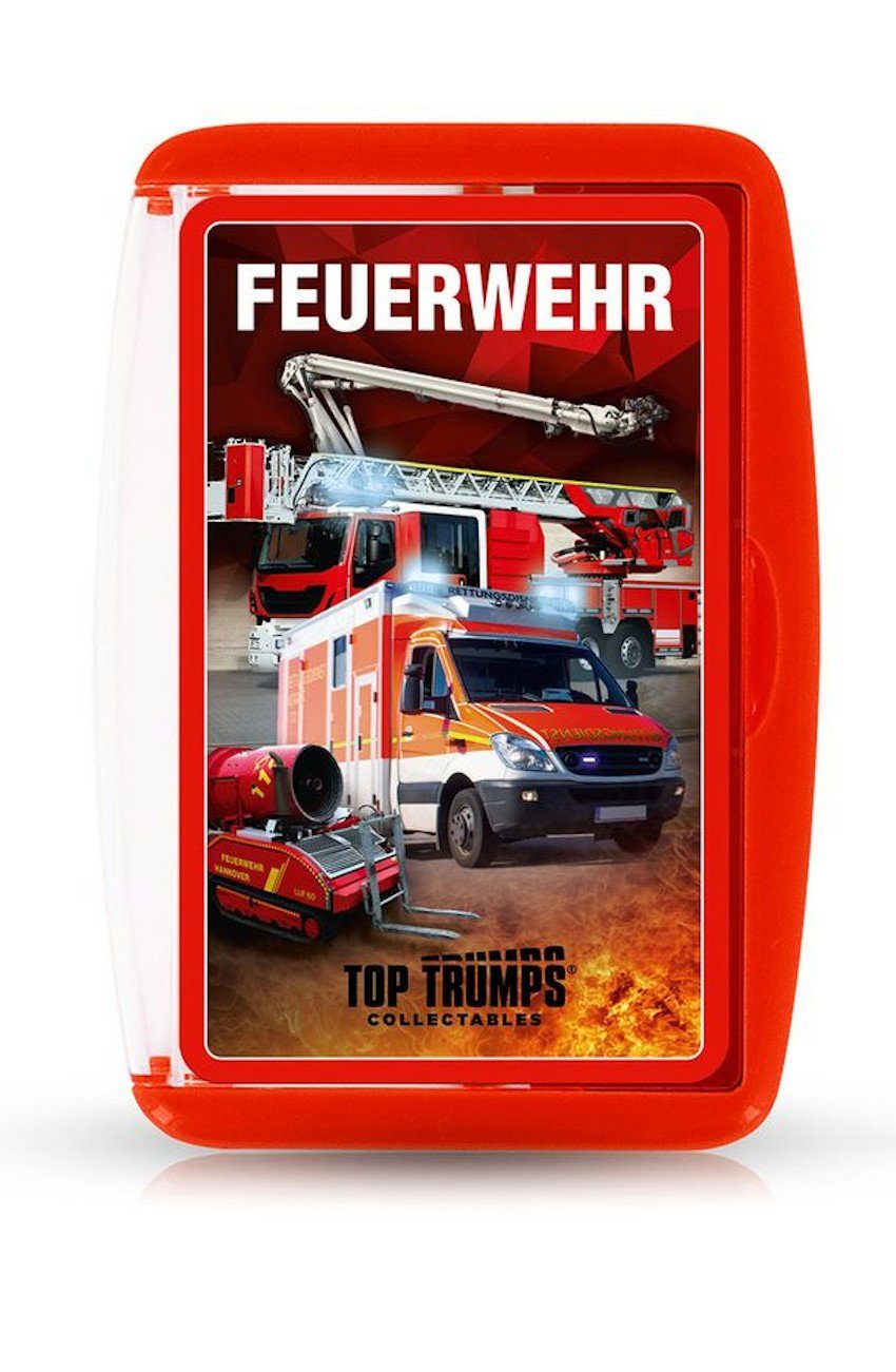 Winning Moves Spiel, Quartett Top Trumps - Feuerwehr