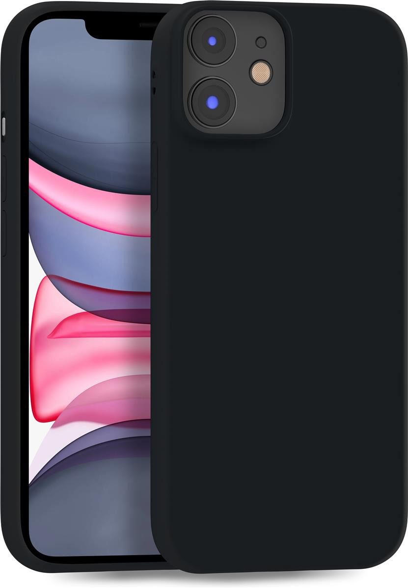 Topme Silikon Handyhülle Für IPhone XR (6.1 Zoll) – Weiche TPU Schutzhülle In Schwarz Mit Erhöhtem Rand