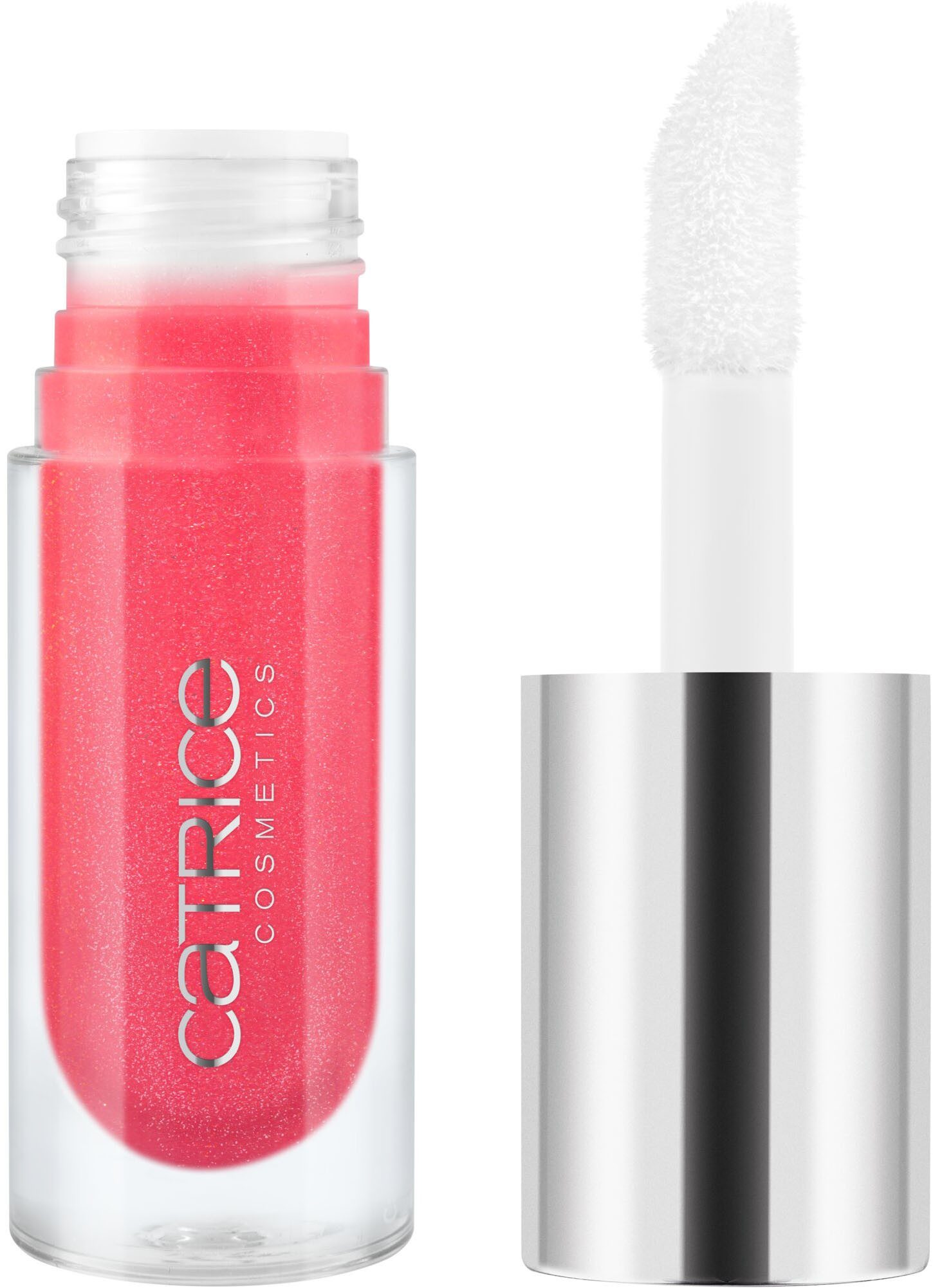 Catrice Lipgloss ETERNAL RED Cherry Bomb Lip Oil, 3-tlg., Satte Farbe, glänzendes Finish, geschmeidig mit Plumping-Effekt.