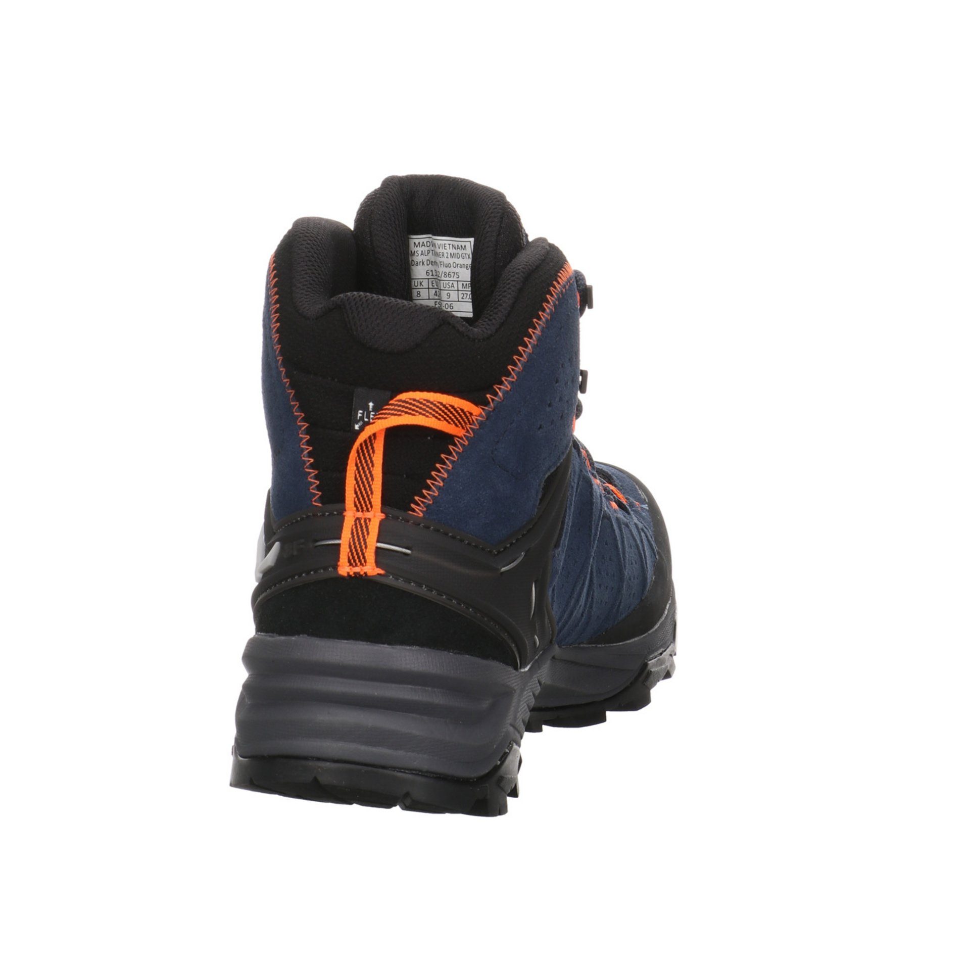 Schuhe Dark Mid Denim/Fluo Alpe Salewa Outdoor Mate Oran Outdoorschuh Leder-/Textilkombination Outdoorschuh Herren
