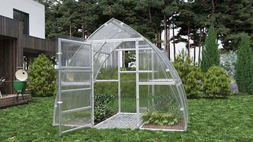 Terrando Gewächshaus Viola 3x2m, 4mm |... Terrando Gewächshaus Viola 3x2m, 4mm |...