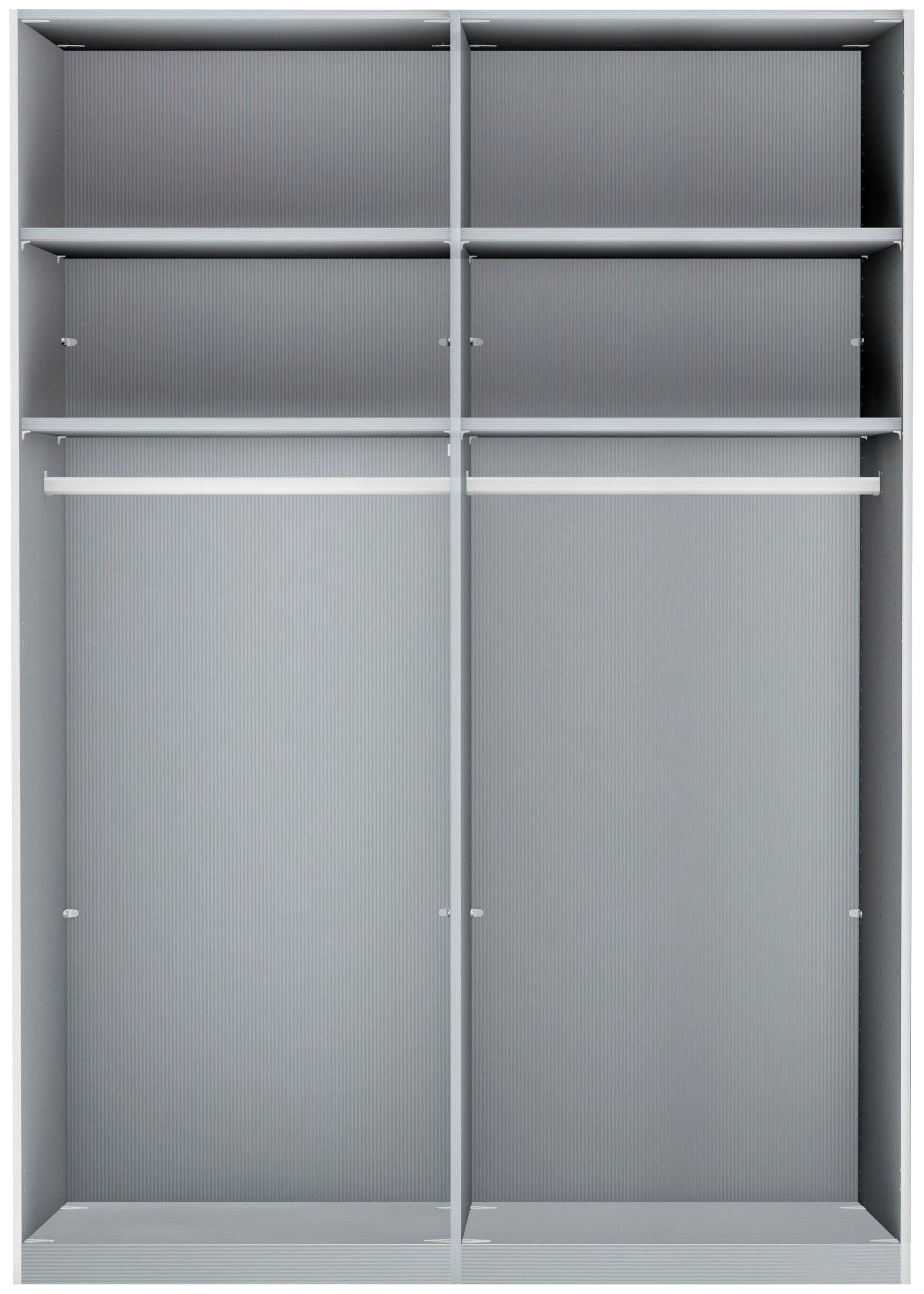 WIEMANN Schwebetürenschrank Monaco mit Glasfront sowie hochwertigen Beschlägen