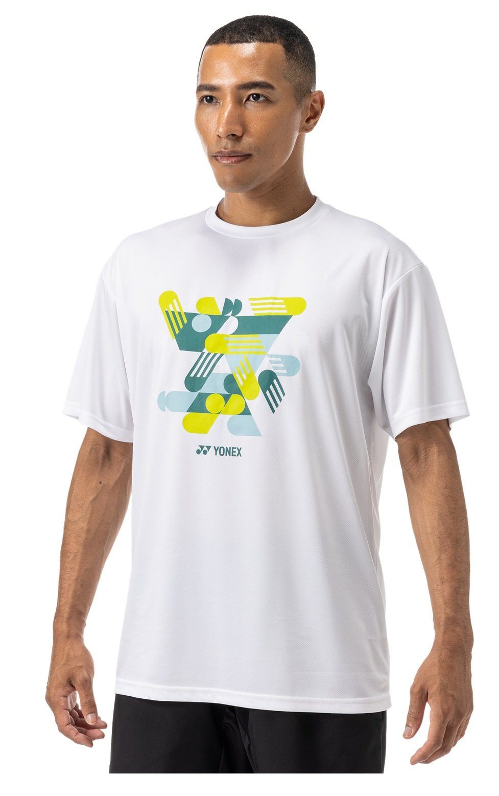 Yonex T-Shirt Graphic Practice YM0043 (100% Polyester) 2025 weiss Herren