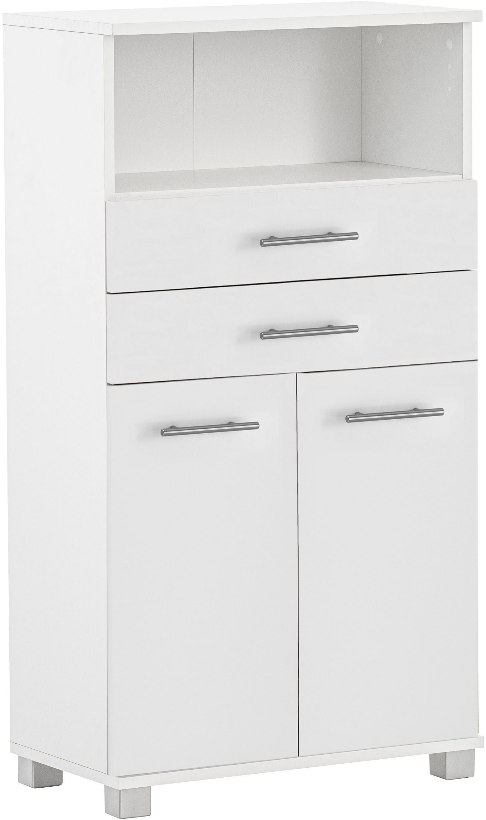 welltime Midischrank 2 Türen, Metallbeschläge