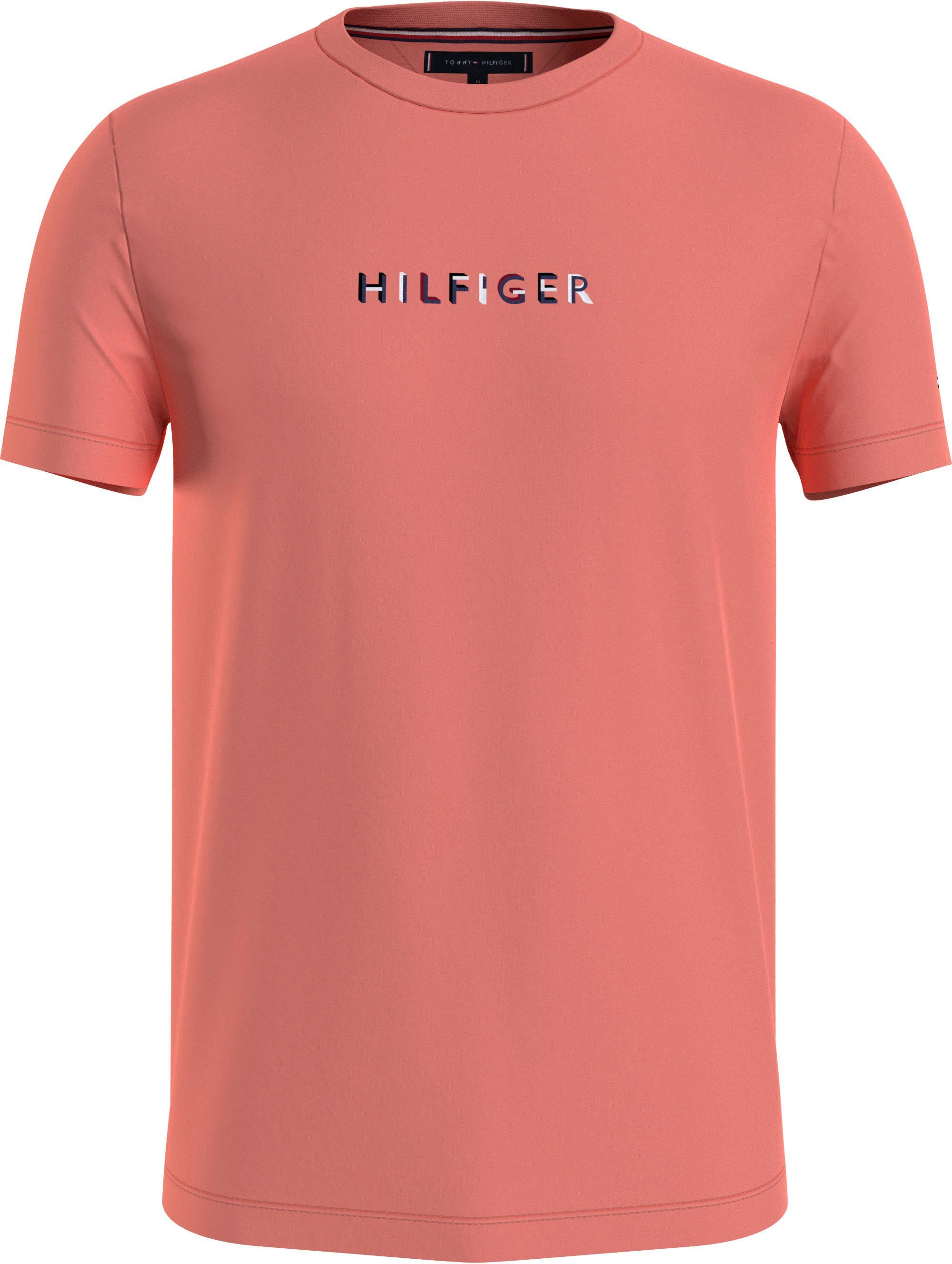 Tommy Hilfiger Big & Tall T-Shirt BT-RWB MONOTYPE TEE-B Peach Dusk