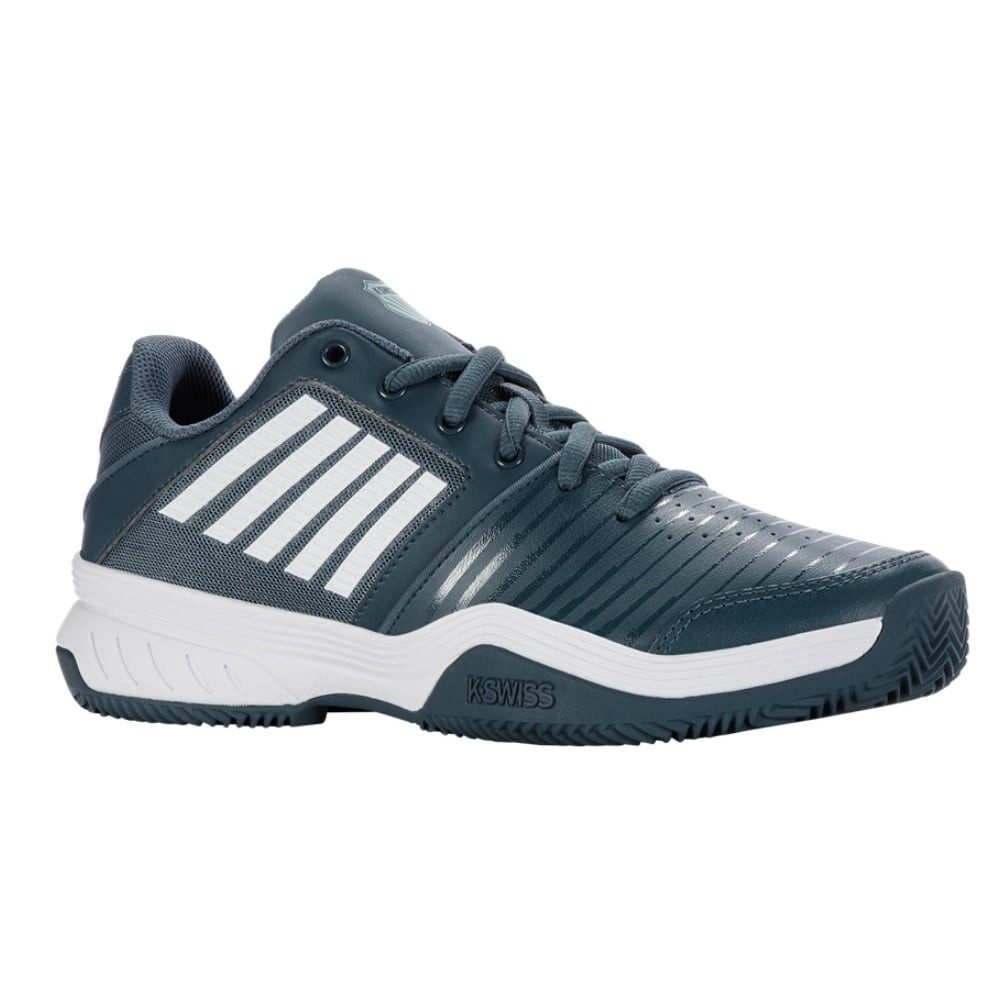 K-Swiss Performance Court Express HB Clay/Sandplatz 2024 tealblau/weiss Herren Tennisschuh