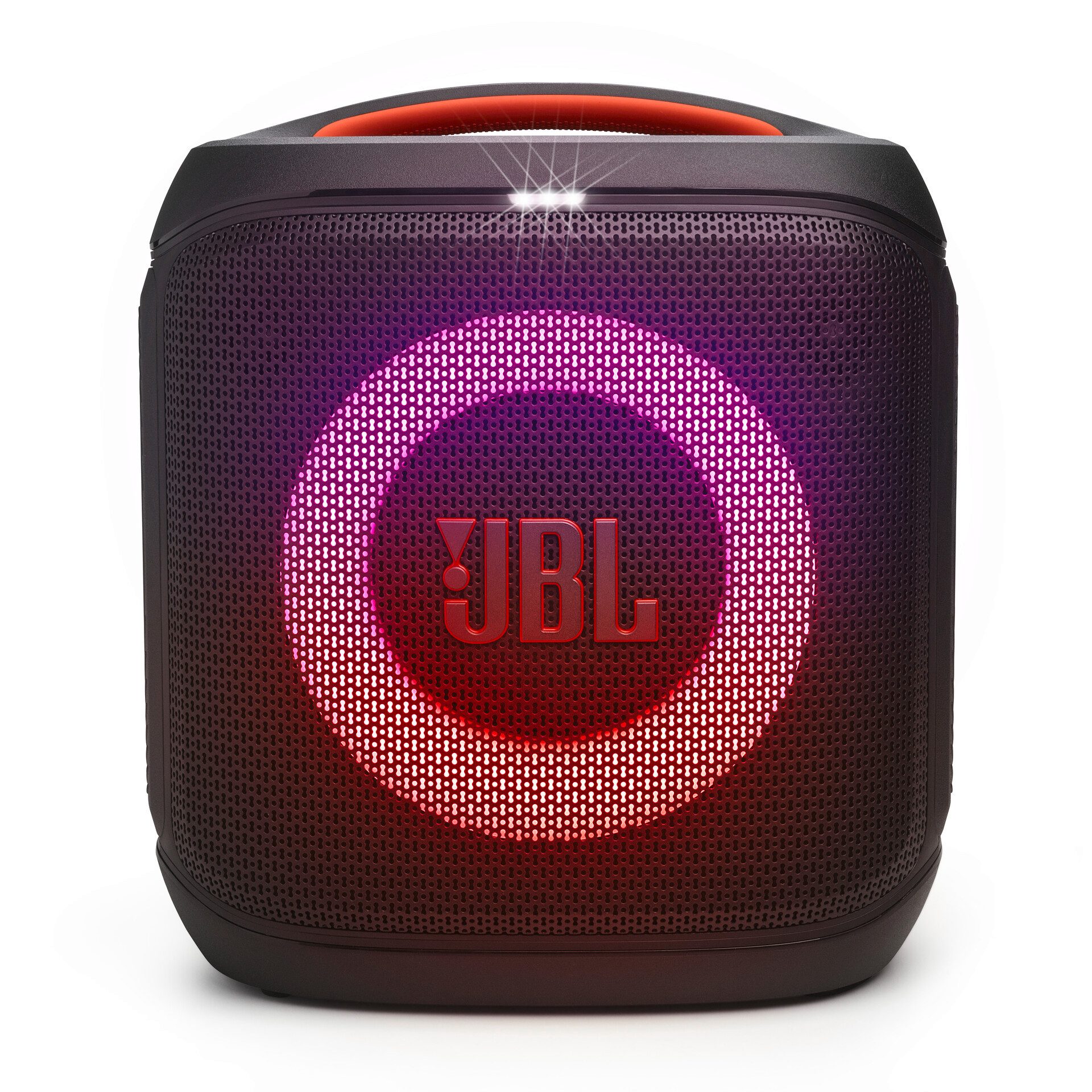 JBL PartyBox Encore Essential 2 Party-Lautsprecher (A2DP Bluetooth, AVRCP Bluetooth, Bluetooth, 100 W, JBL Pro Sound, IPX4 spritzwassgeschützt, dynamische Lichteffekte)