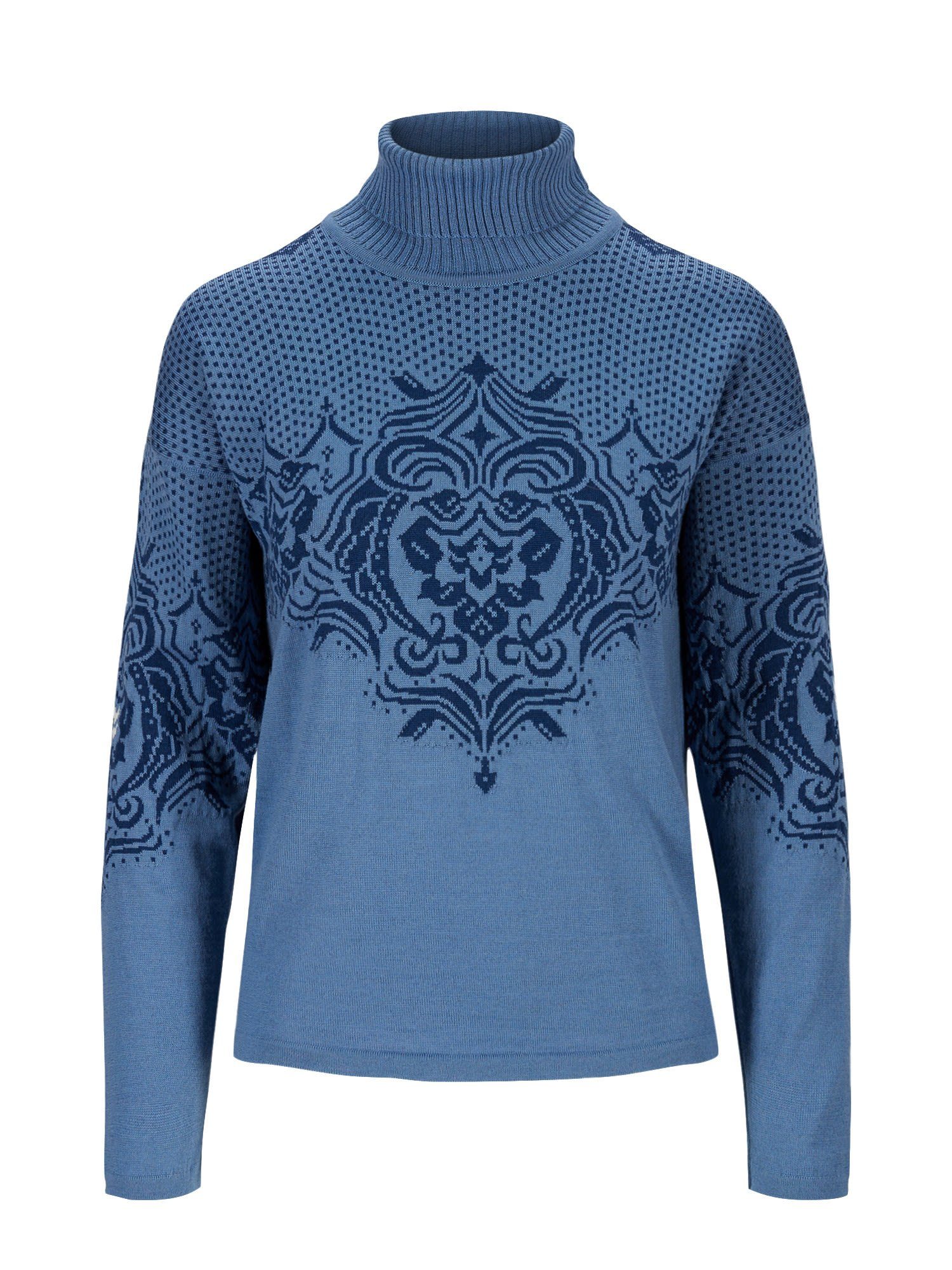 Dale of Norway Fleecepullover Dale Of Norway W Rosendal Sweater Damen Sweater Blueshadow - Indigo