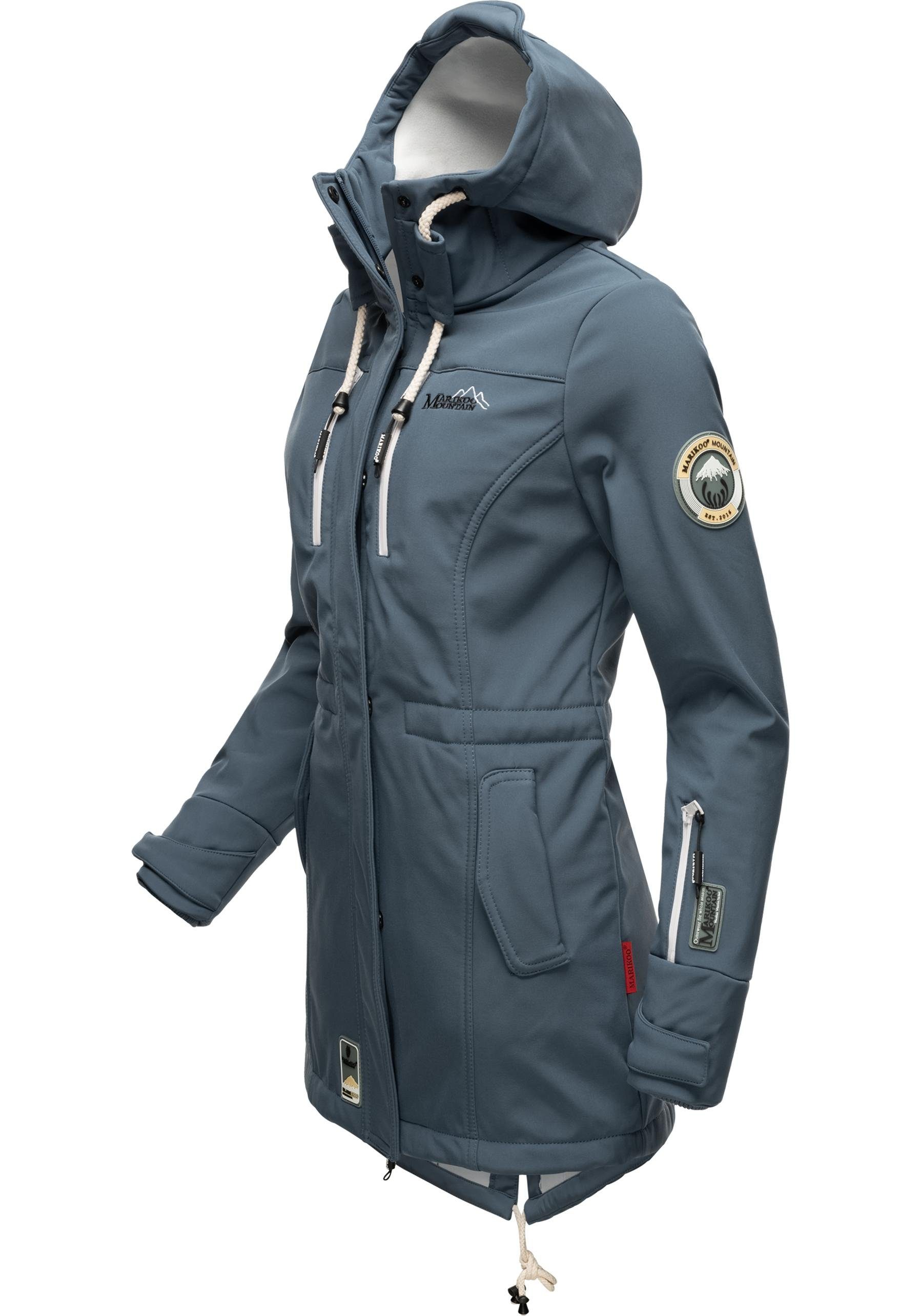 Marikoo Funktionsmantel Zimtzicke Softshell Parka mit Kapuze – Bild 2 von 4