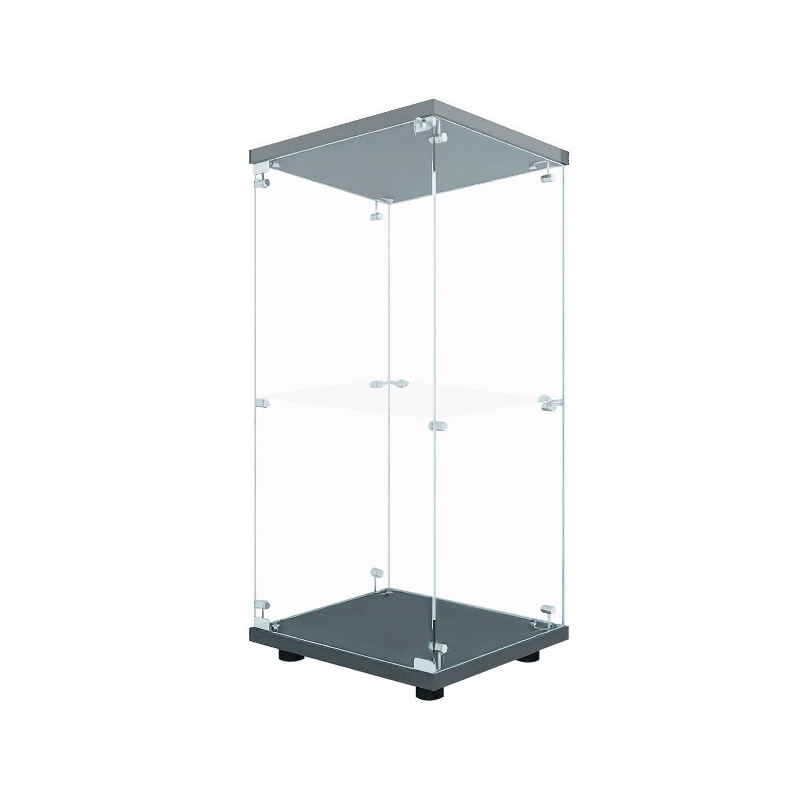 Furnishings Home Vitrine Glasvitrine stehend Standvitrine mit Glastüren, 2 günstig online kaufen