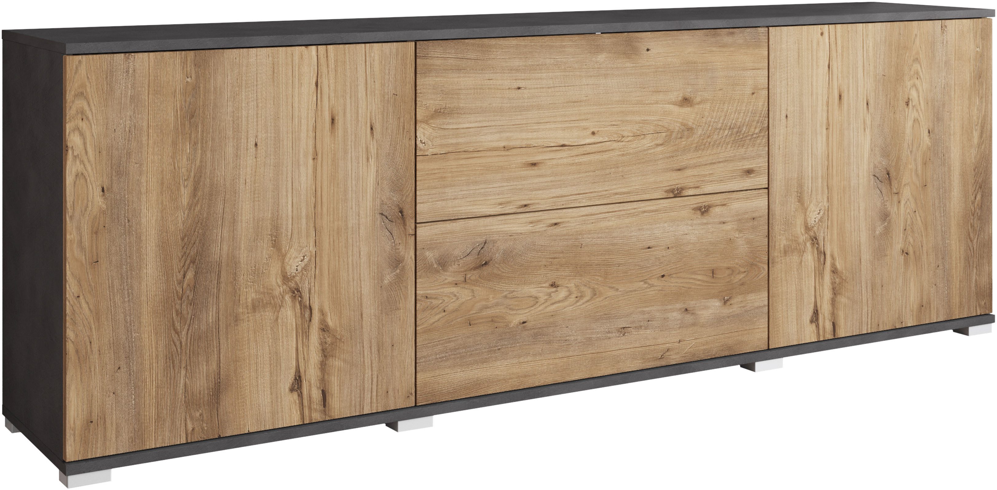 INOSIGN Lowboard Kenia (1 St), 2 Türen, 2 Schubladen, Breite 180 cm, höhenv günstig online kaufen