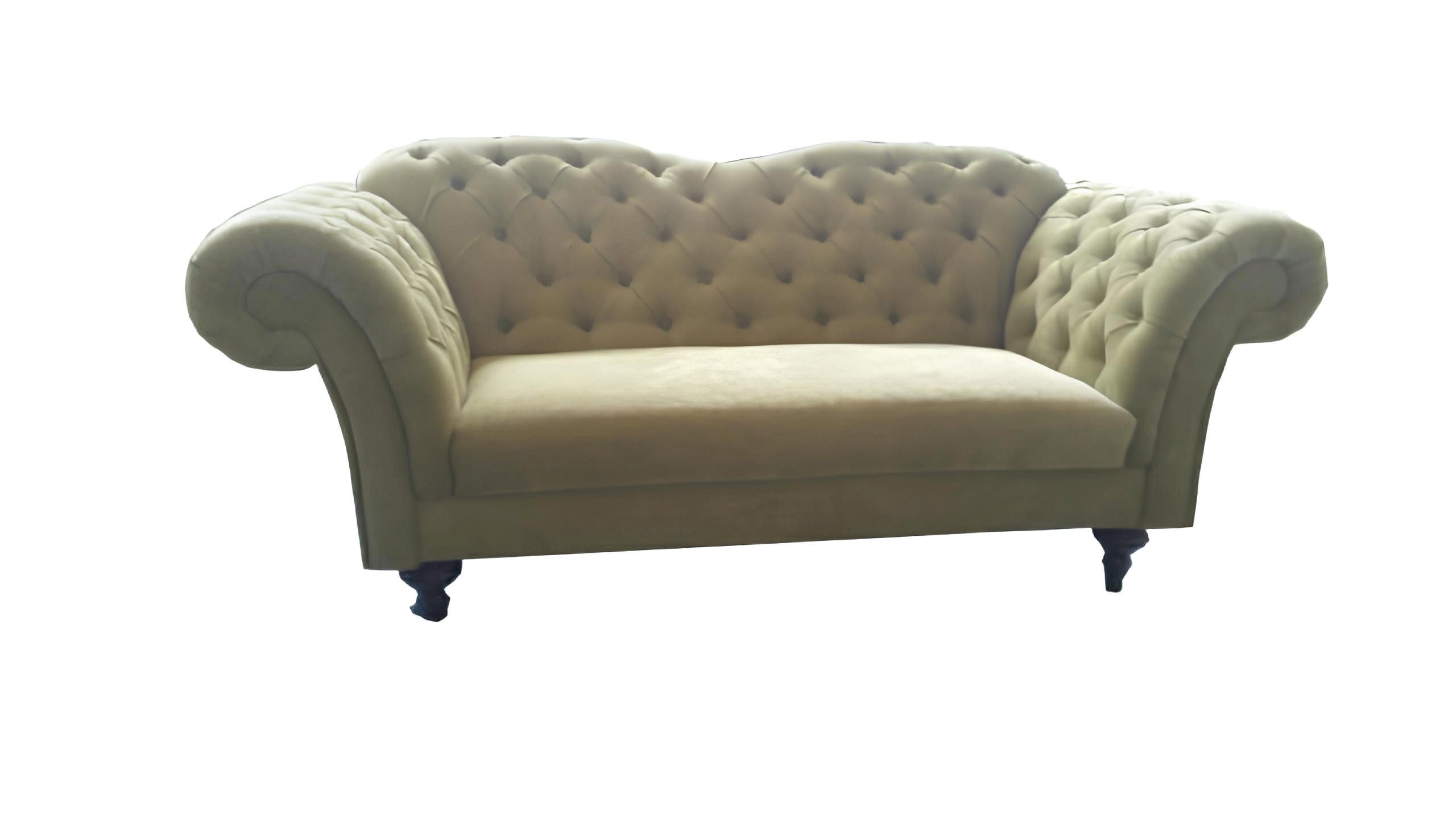 Xlmoebel 3-Sitzer Chesterfield Sofa aus Samt mit eleganter Polsterung, Hergestellt in Europa