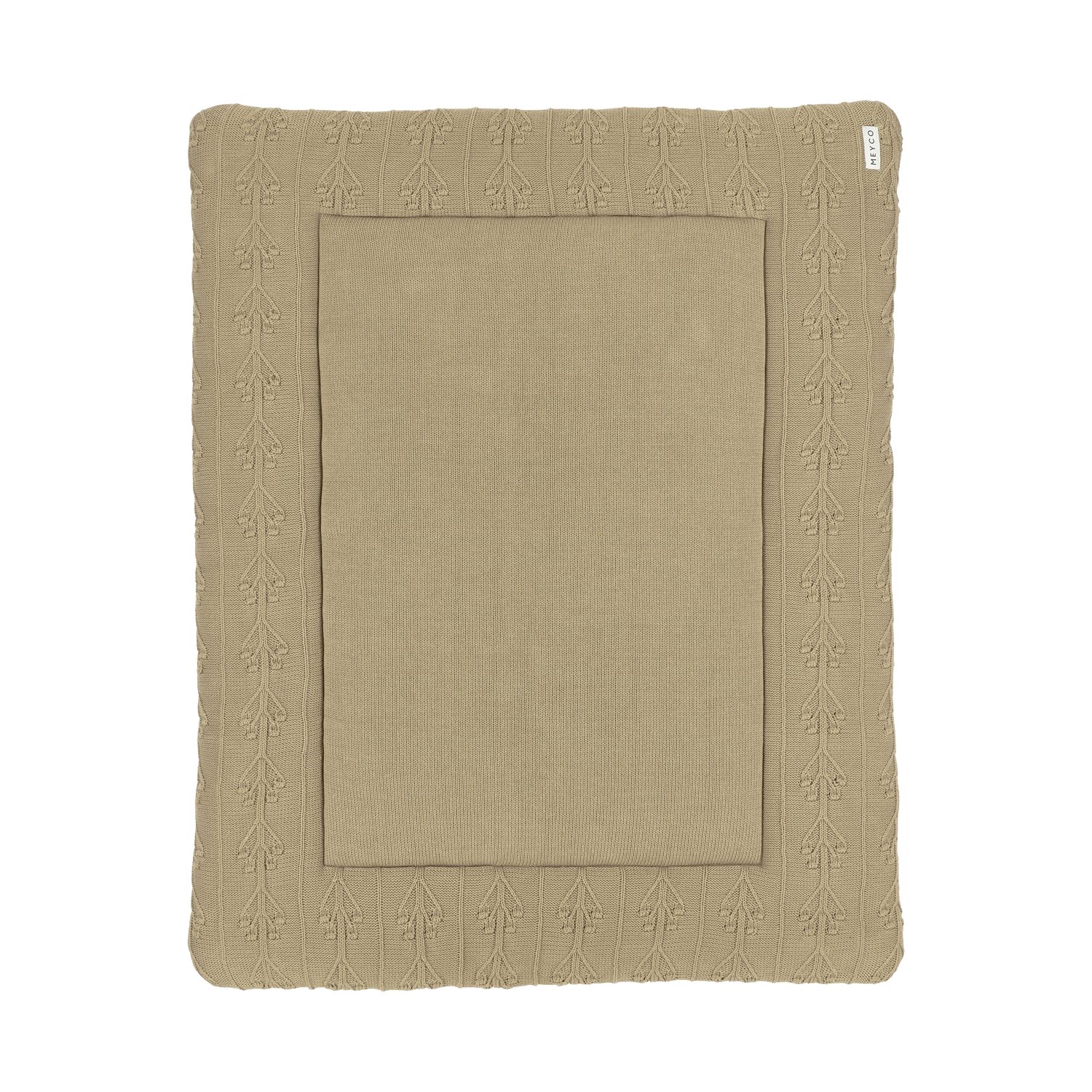 Meyco Baby Laufgittereinlage Taupe, (1-tlg), 77x97cm