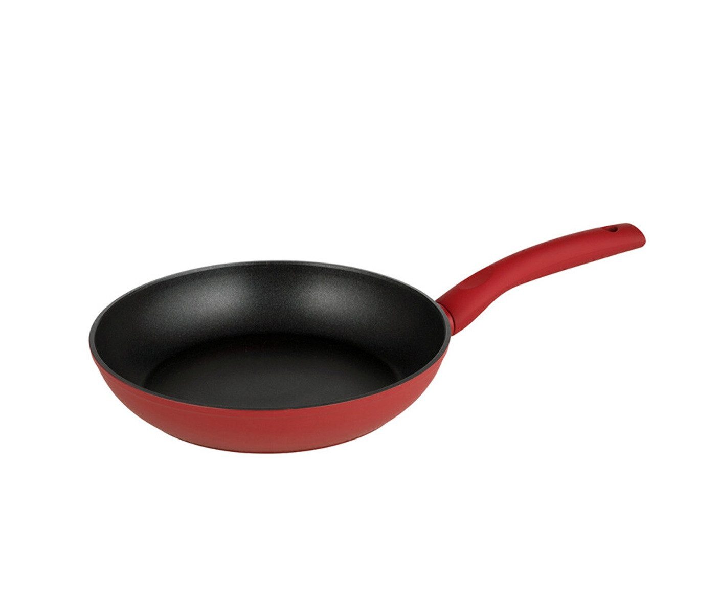 Michelino Bratpfanne Nora Pfanne mit Antihaftbeschichtung - ø28 cm in Rot, Aluminium (1-tlg), Induktionsgeeignet, ø28 cm