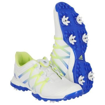 adidas Sportswear Adidas Adipower Boost BOA White/Blue/Yellow Damen Golfschuh