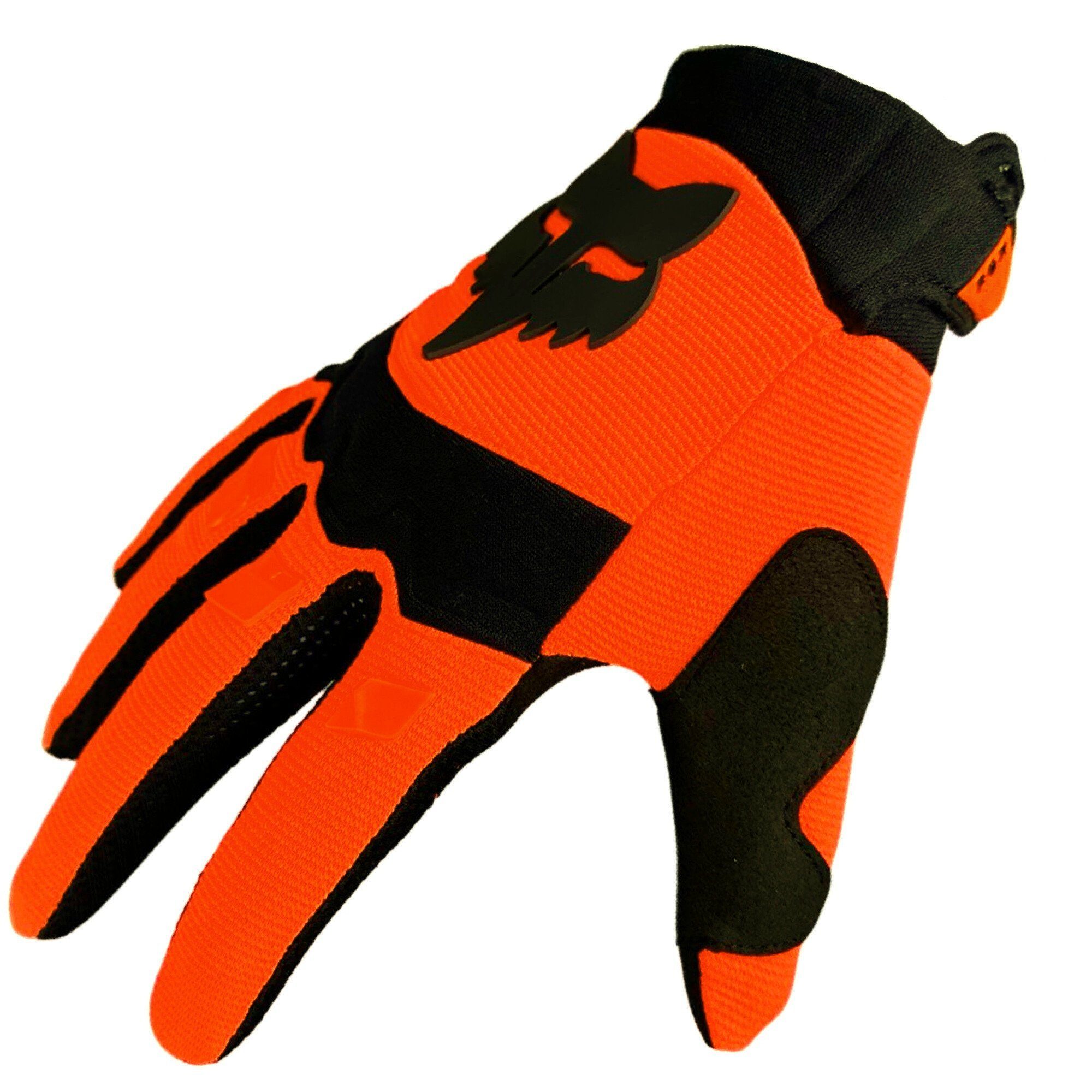 Fox Racing Fahrradhandschuhe Flu Fox Retro Dirtpaw Handschuhe Glove Orange