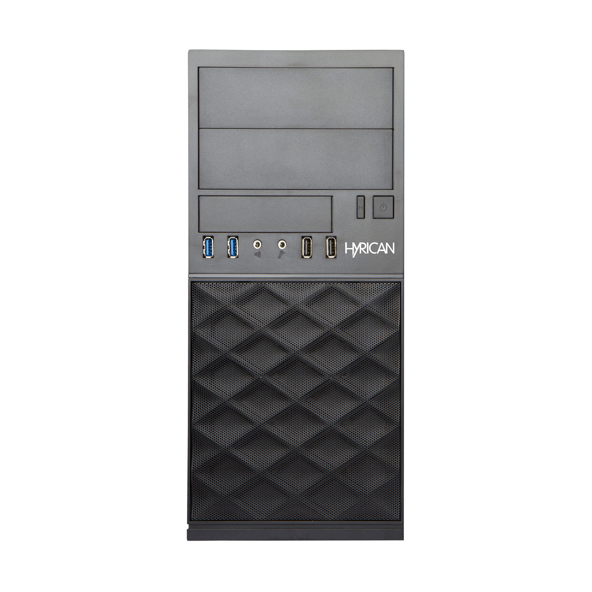 Hyrican Mini-Tower CTS00904 Business-PC (AMD Ryzen 5 5600GT, Radeon Graphics, 16 GB RAM, 1000 GB SSD, Windows 11 Pro)
