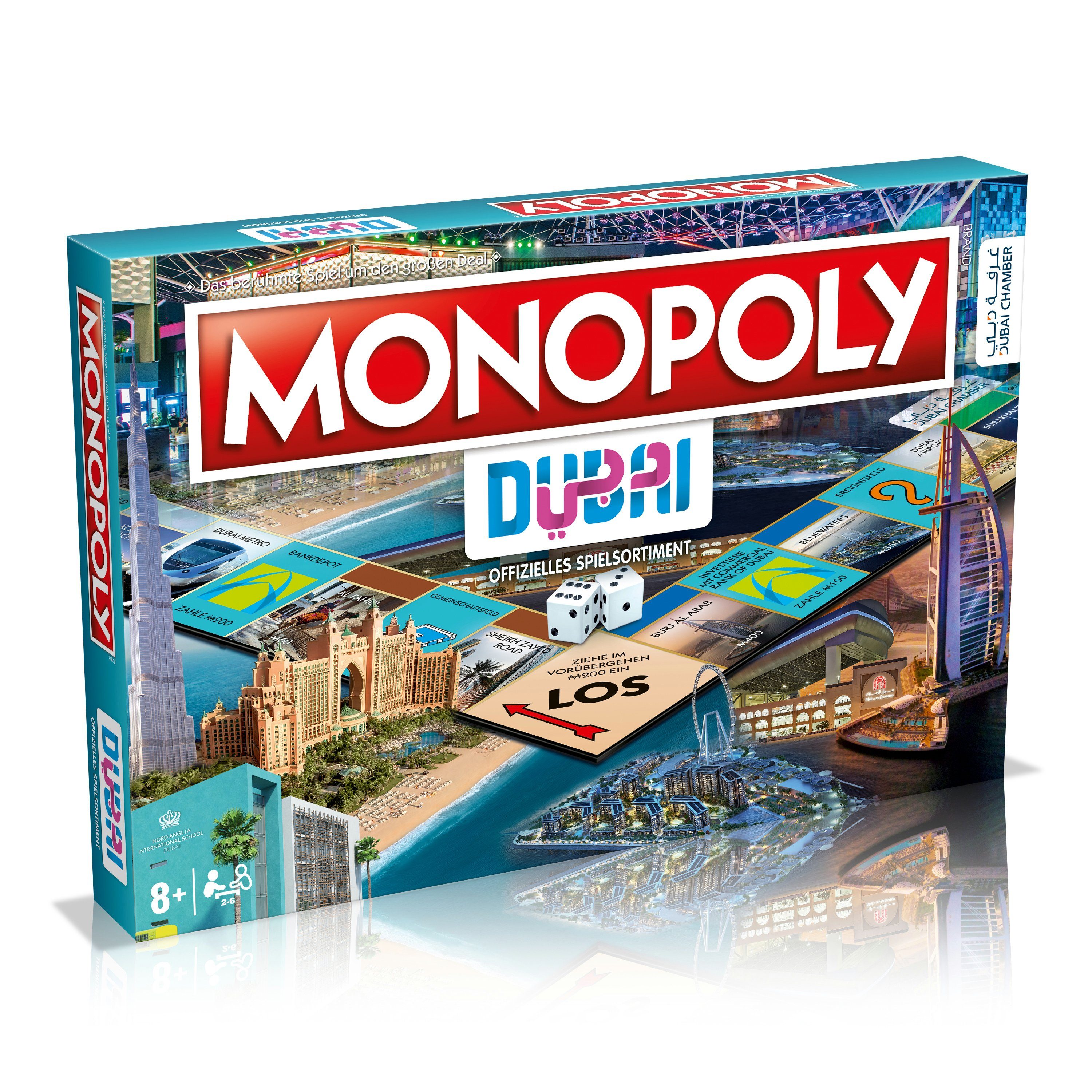 Winning Moves Spiel, Brettspiel Monopoly - Dubai