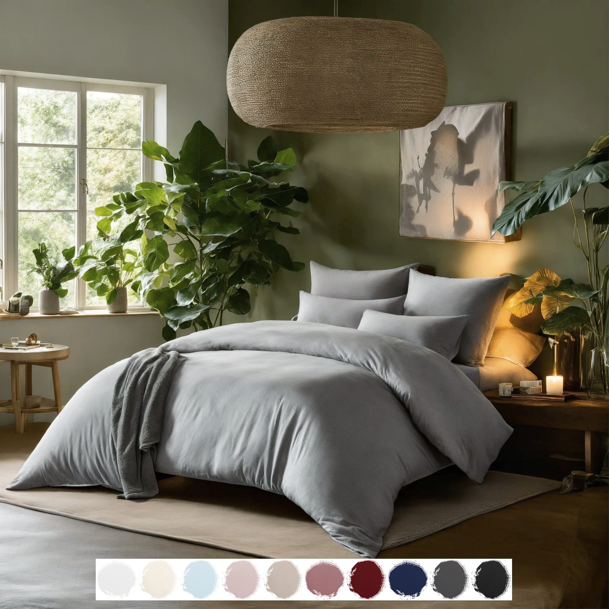 Carpe Sonno Bettwäsche Jersey 135x200 155x220 Bettbezug Einfarbig Baumwolle günstig online kaufen