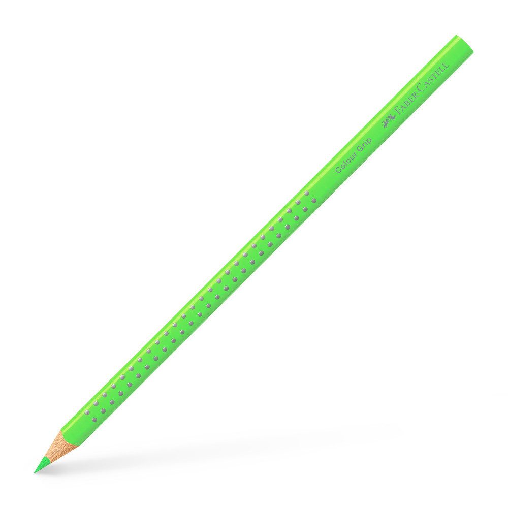 Faber-Castell Buntstift Faber-Castell Colour Grip Buntstift Neongrün – Einzelstift