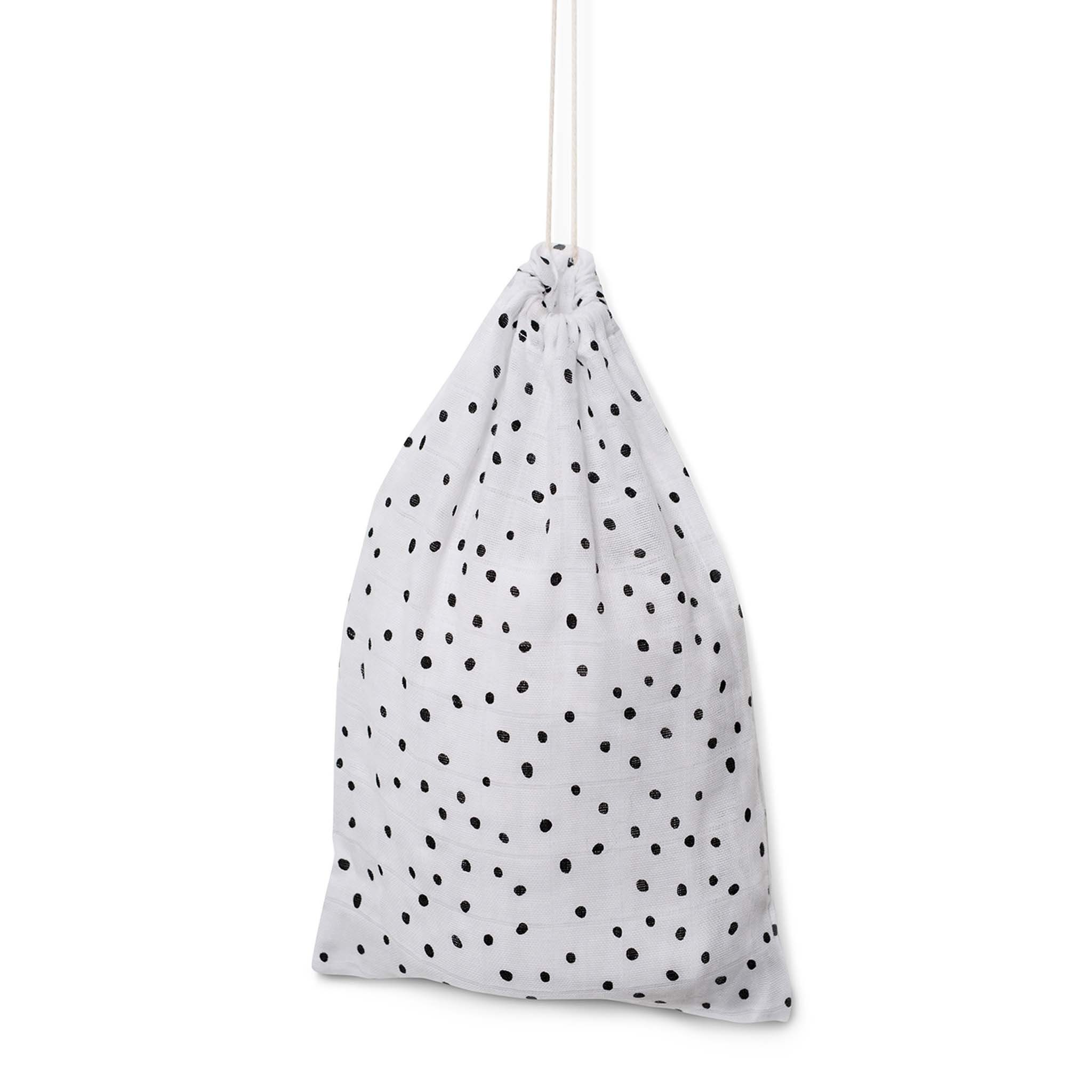 hutch&putch Spucktuch 2er Set Mulltuch 60x60cm im Stoffbeutel • aus 100% Bio-Baumwolle, (2er Set, 3-tlg), Geschenk zur Geburt • Schnuffeltuch Spucktuch Mullwindel Kuscheltuch